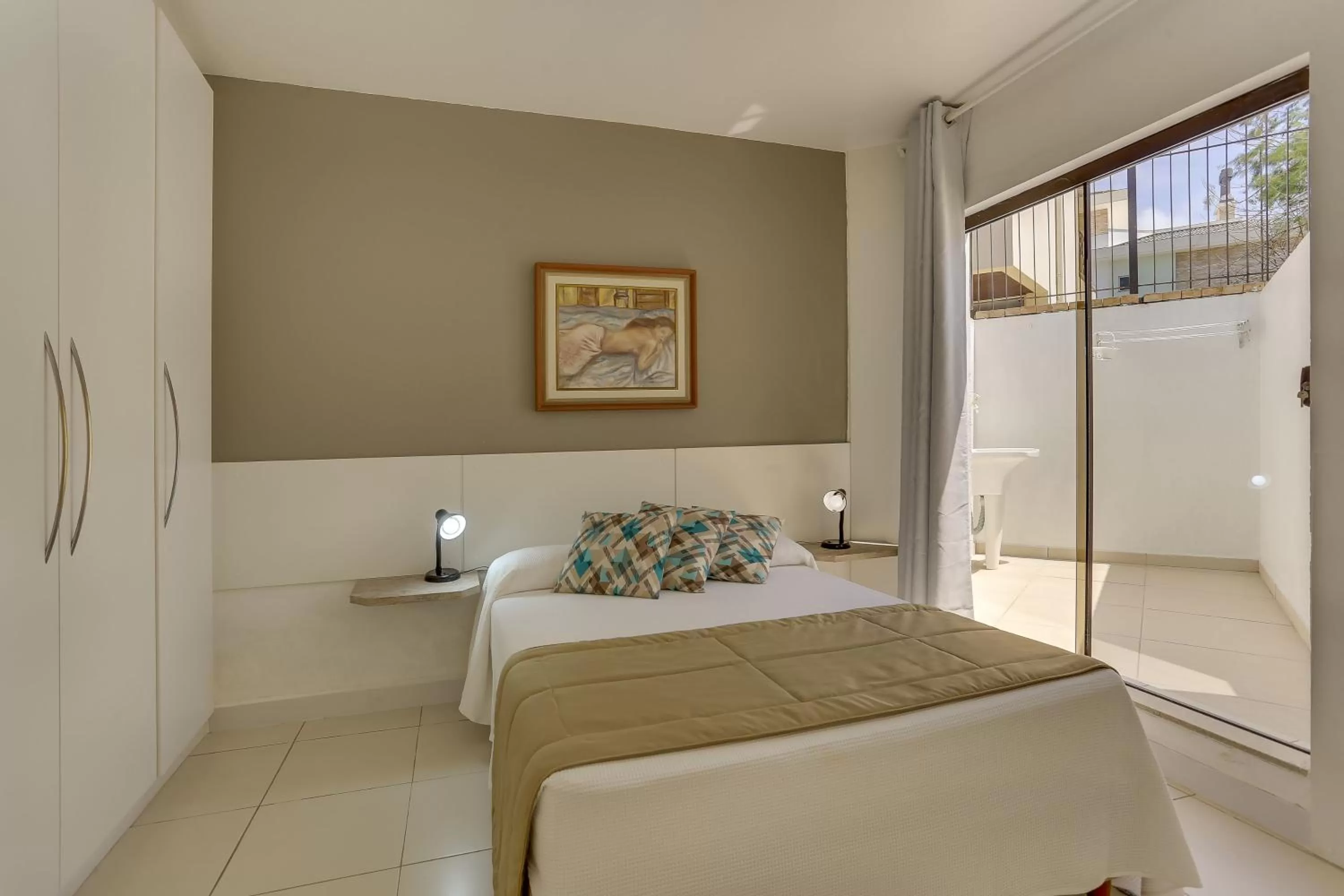 Bed in Pousada Saint Paul