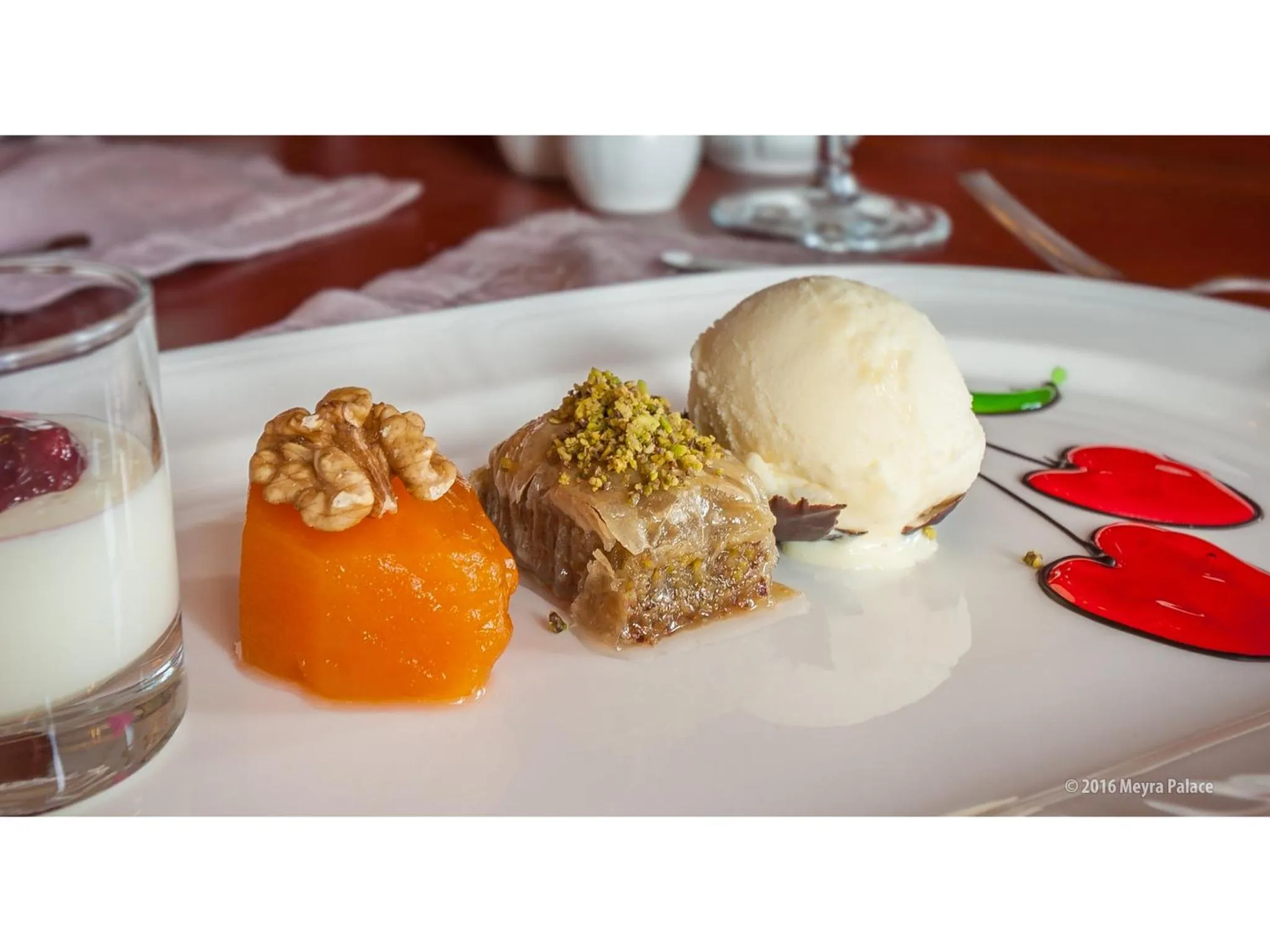 Food close-up in Meyra Palace