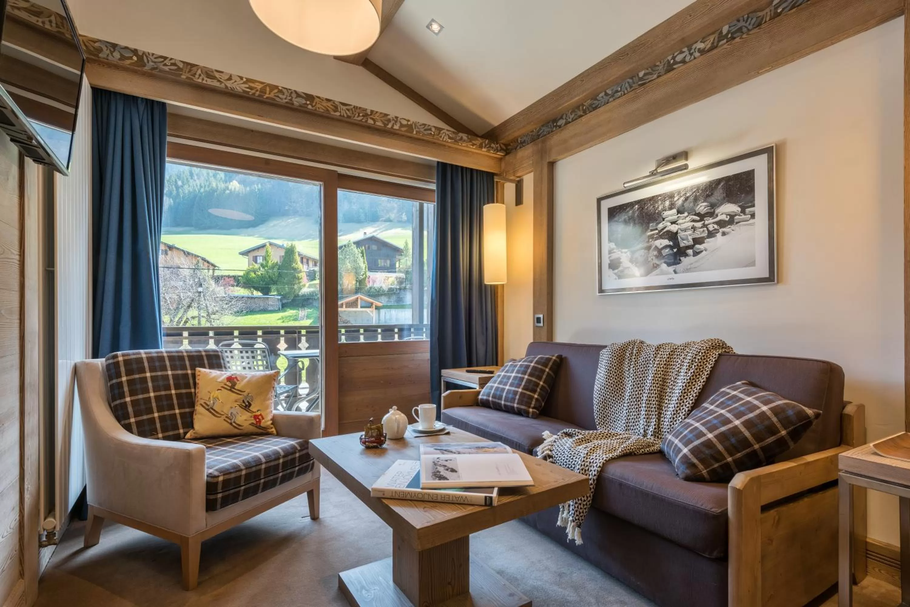 Living room in Hotel le Petit Dru
