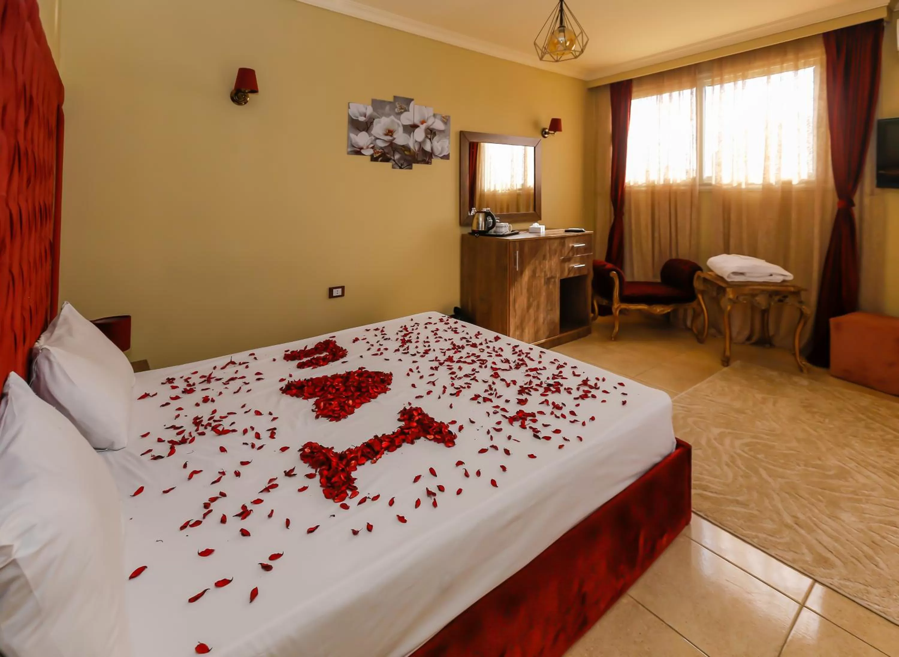 Bed in King Cheops Inn - Pyramid View