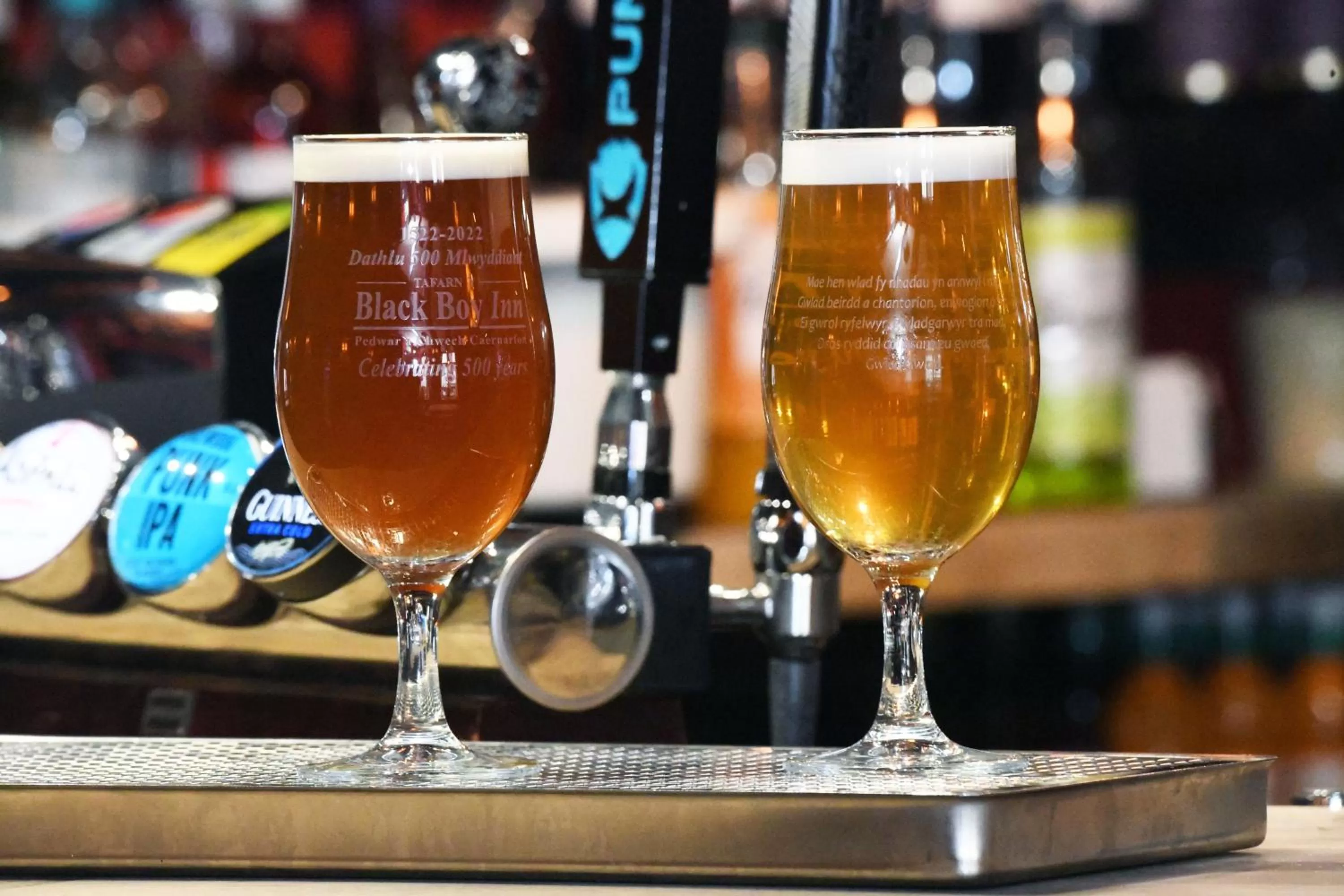 Lounge or bar in The Black Boy Inn