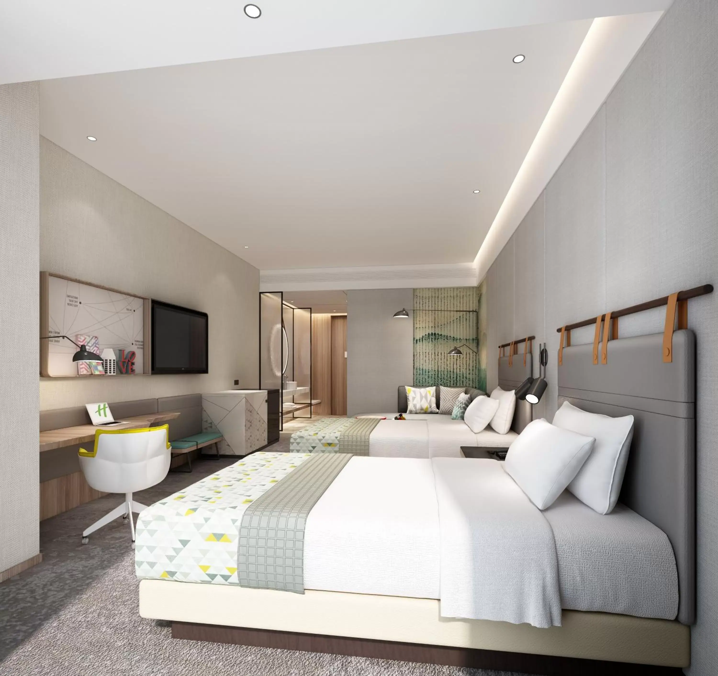 2 Beds Accessible Non Smoking in Holiday Inn Guangzhou South Lake, an IHG Hotel 2 Beds Accessible Non Smoking in Holiday Inn Guangzhou South Lake, an IHG Hotel