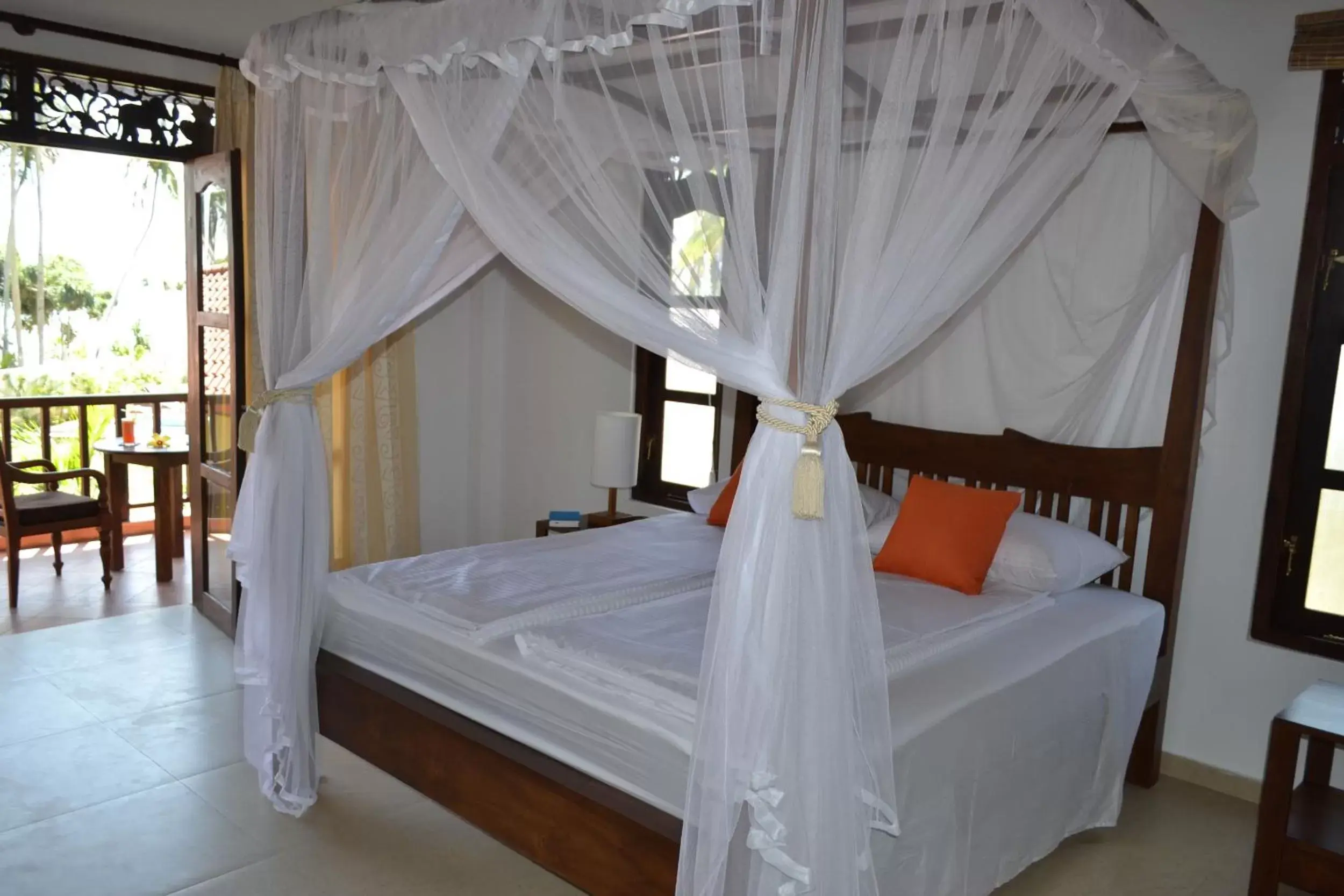 Deluxe Double Room with Extra Bed in Lanka Beach Bungalows Deluxe Double Room with Extra Bed in Lanka Beach Bungalows