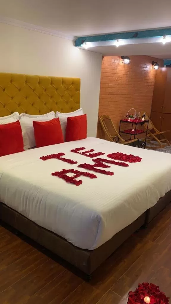 Bed in Hotel Casa Antigua