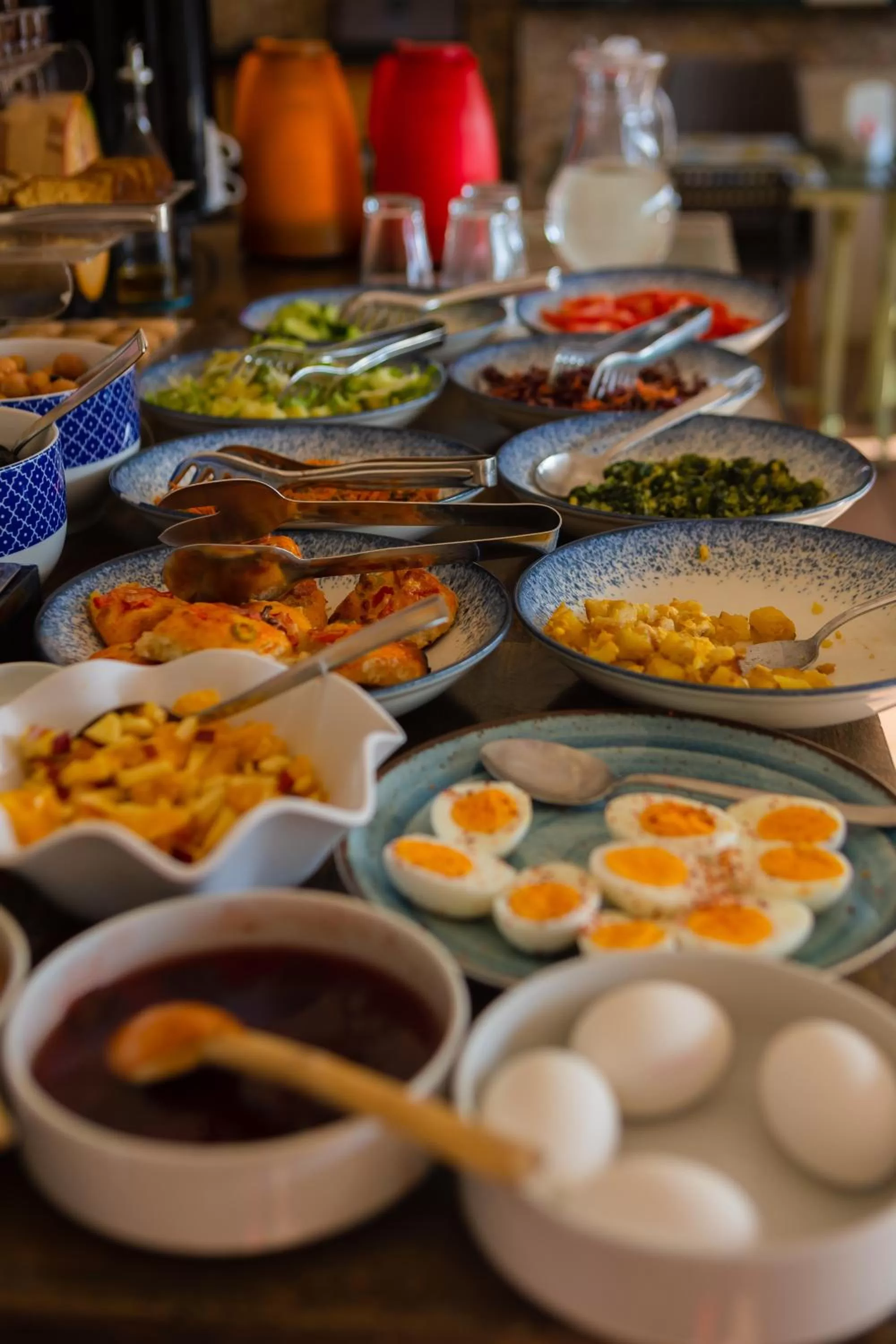 Buffet breakfast in Agora Guesthouse