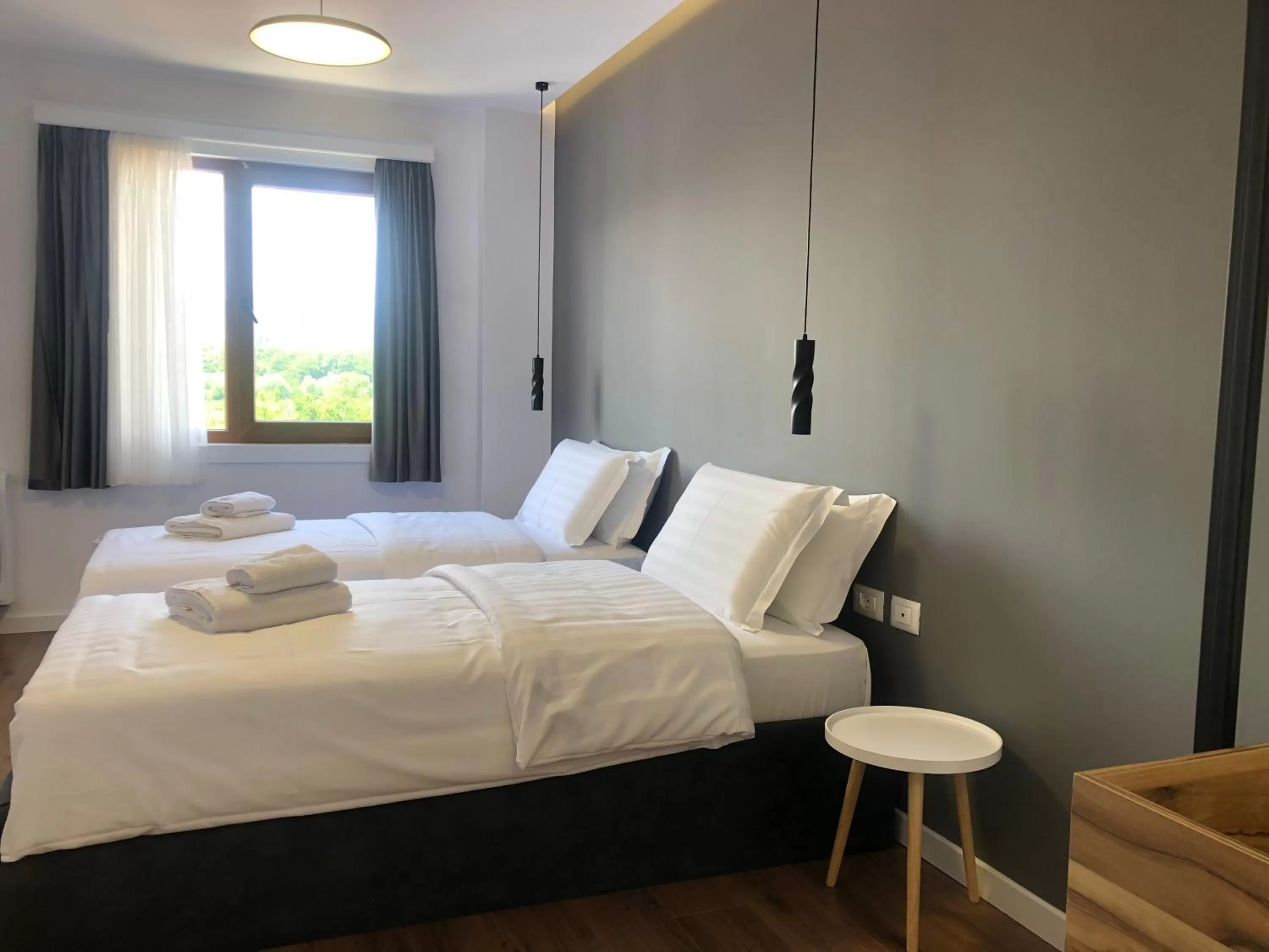 Bed in Grand Hotel Pogradec