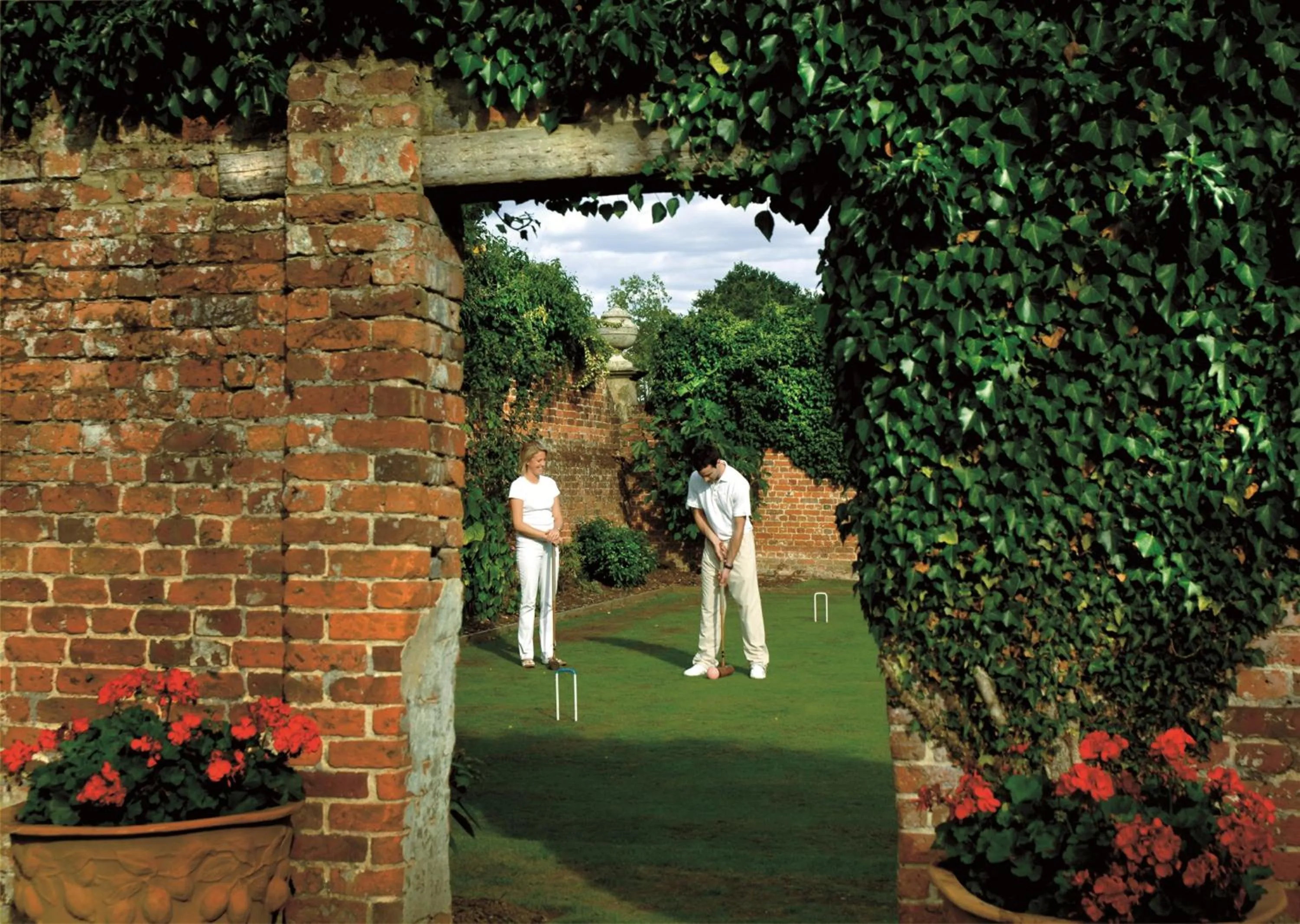 People in Four Seasons Hotel Hampshire