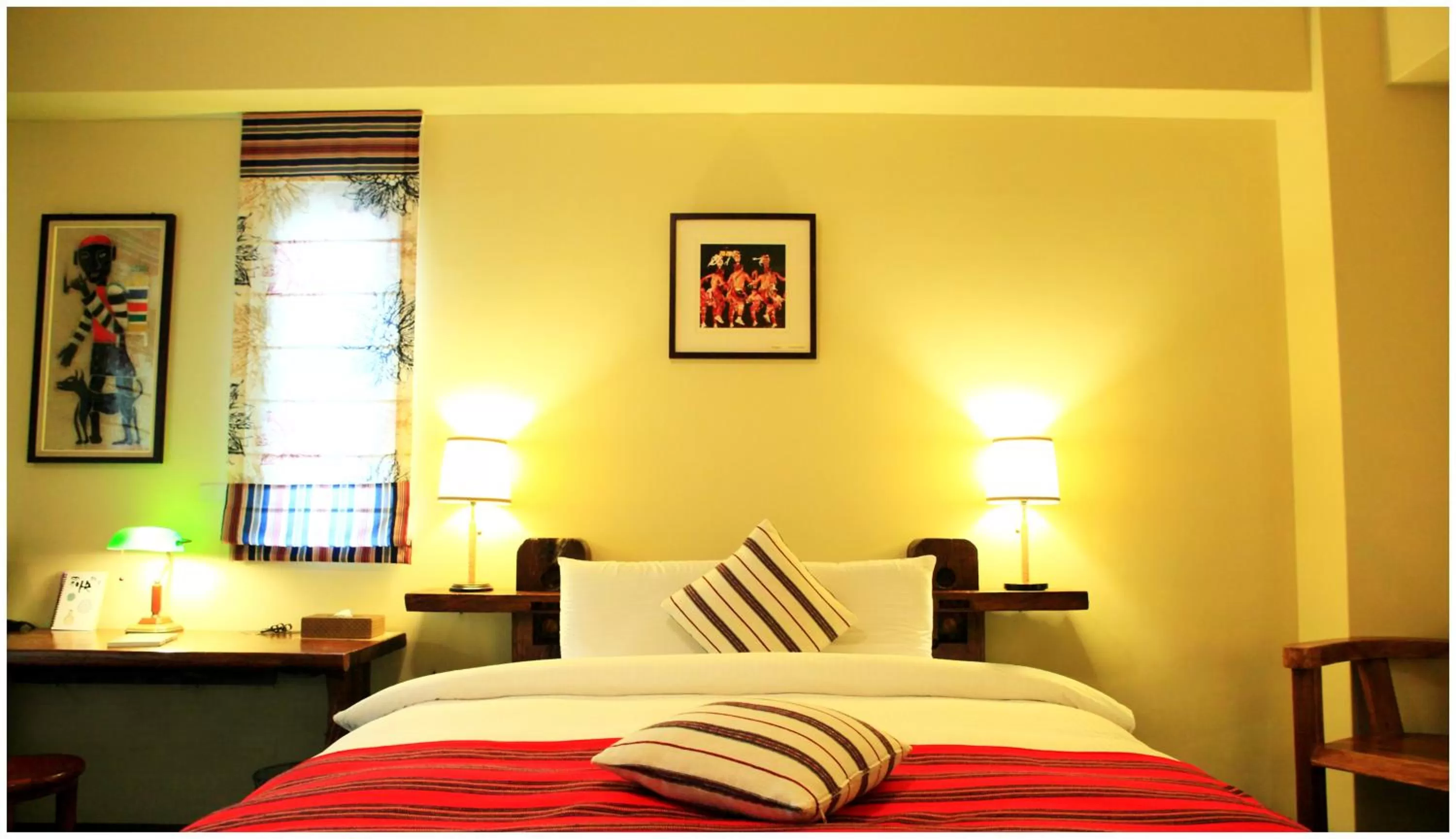 Decorative detail, Bed in Errantry Lodge & Studio