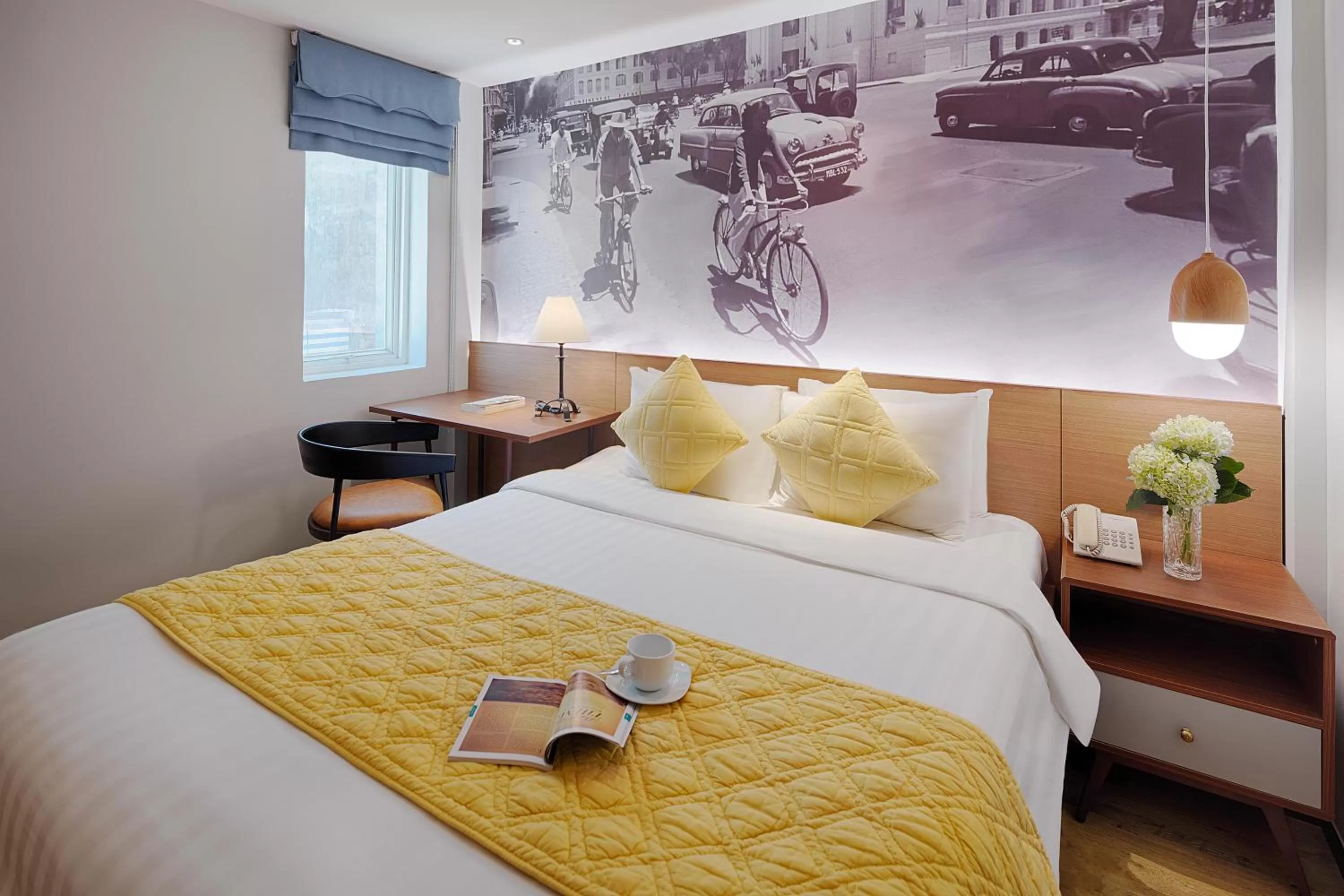 Bed in Little Saigon Boutique Hotel