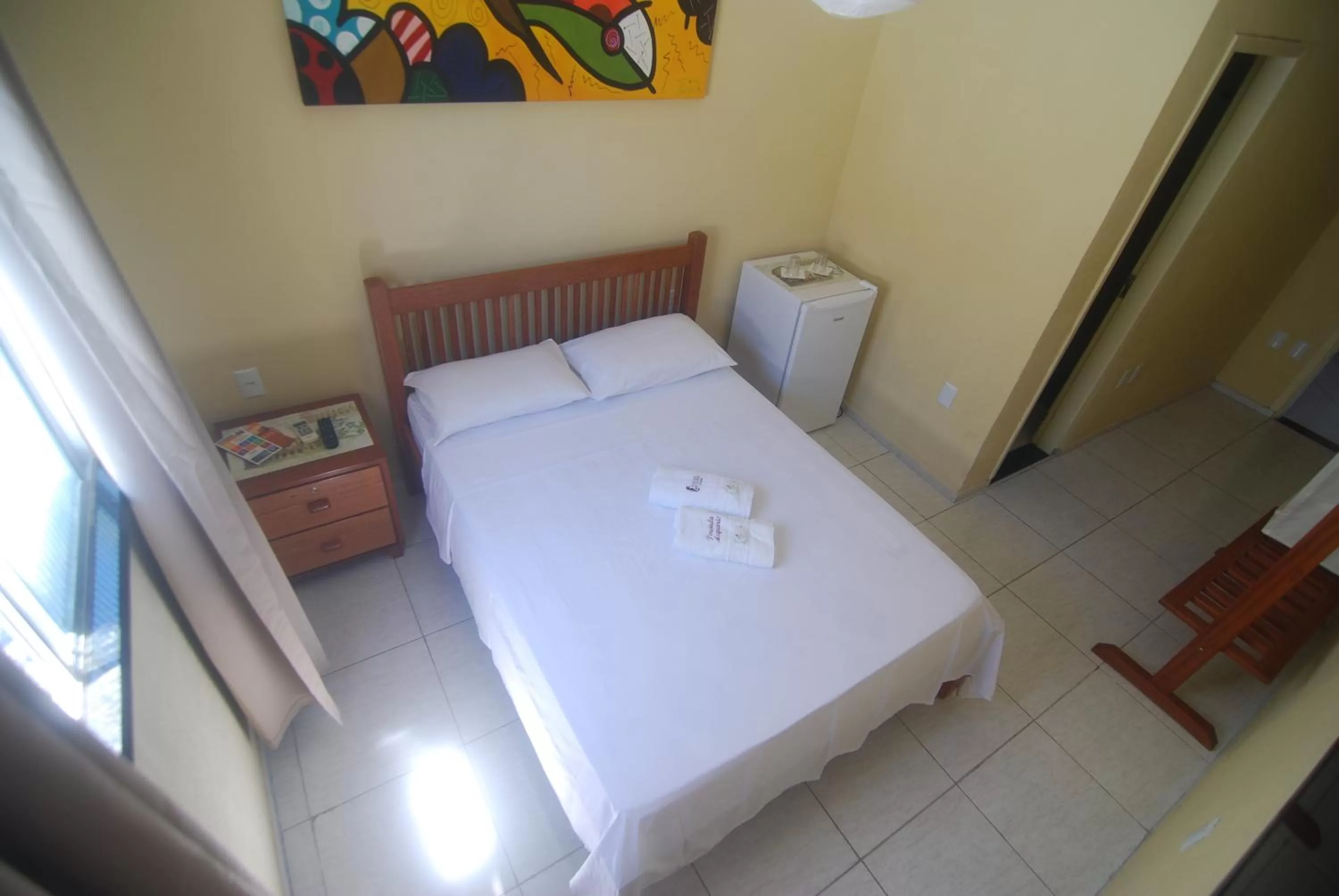 Bed in Refúgio Pousada Fortaleza