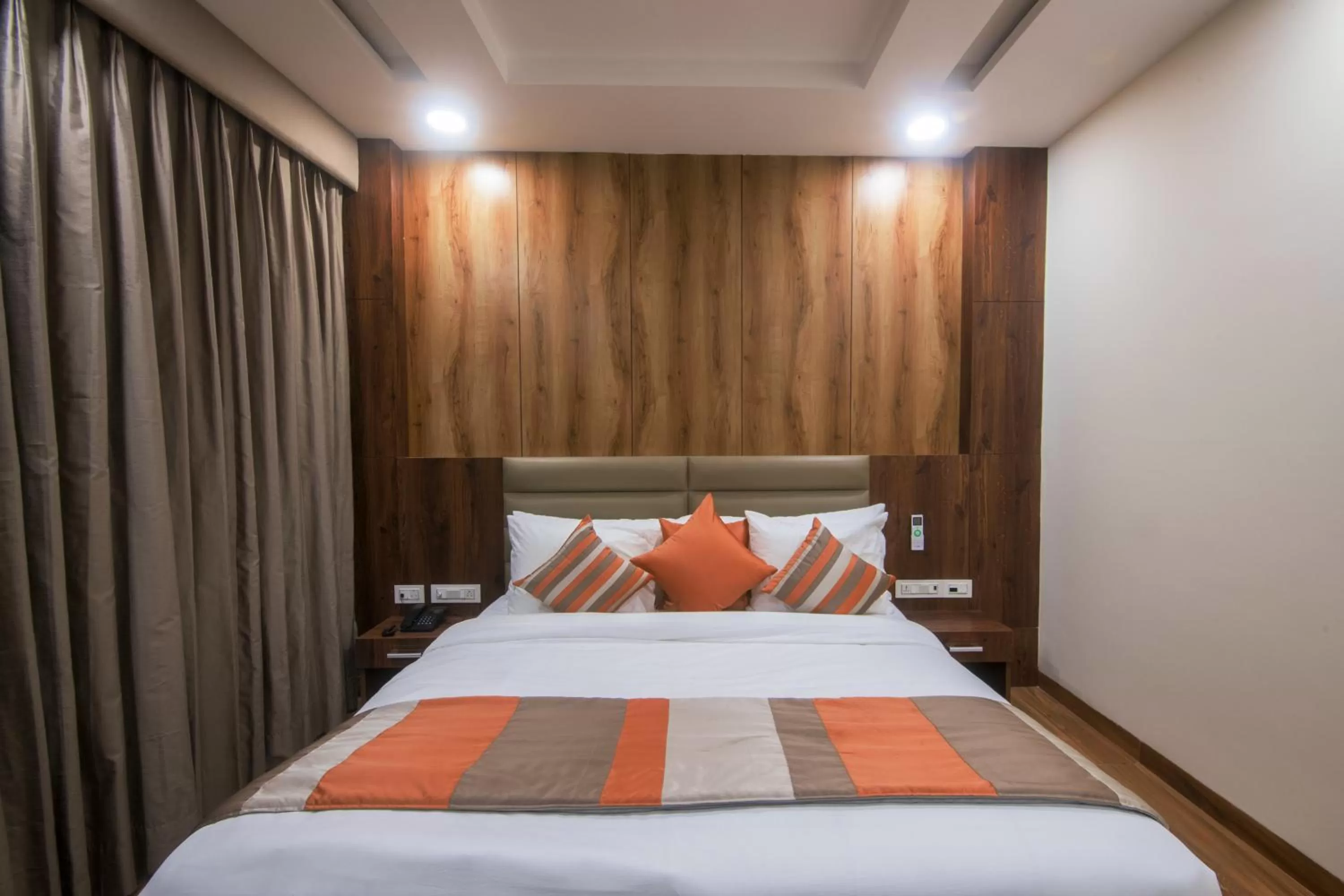 Bedroom, Bed in Shivaay Morex- A Vegetarian Hotel