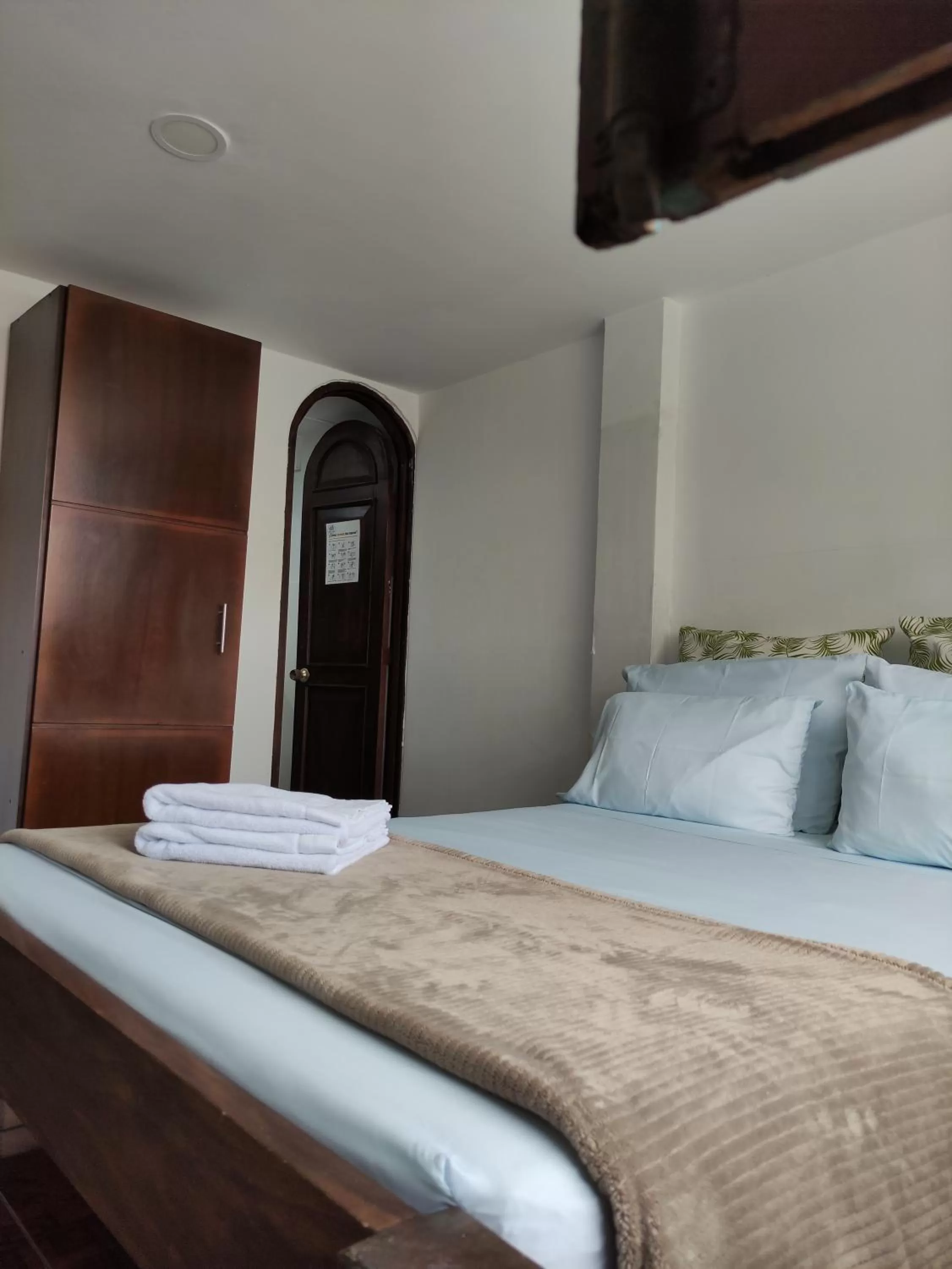 Bed in Hosteria De Mi Pueblo