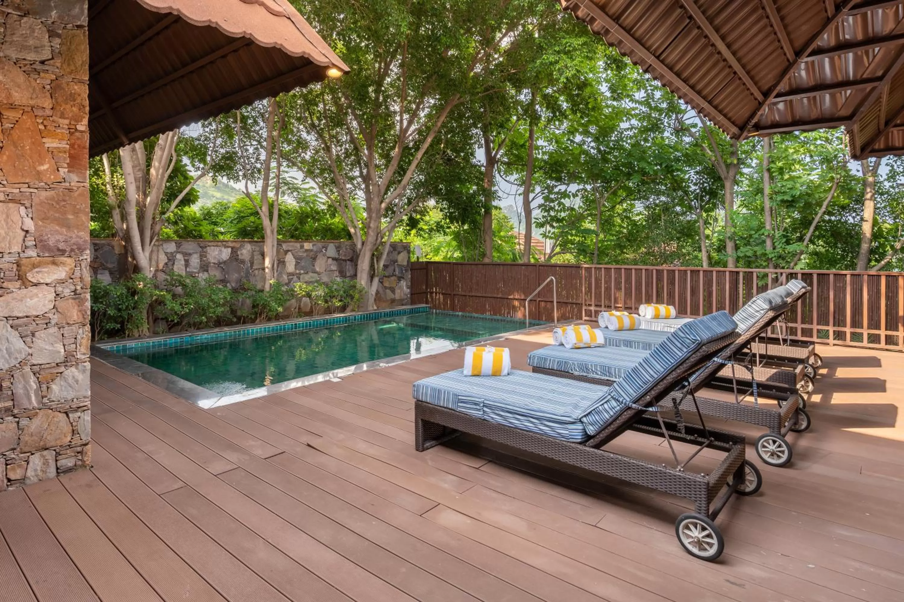 Swimming pool in The Ananta Udaipur