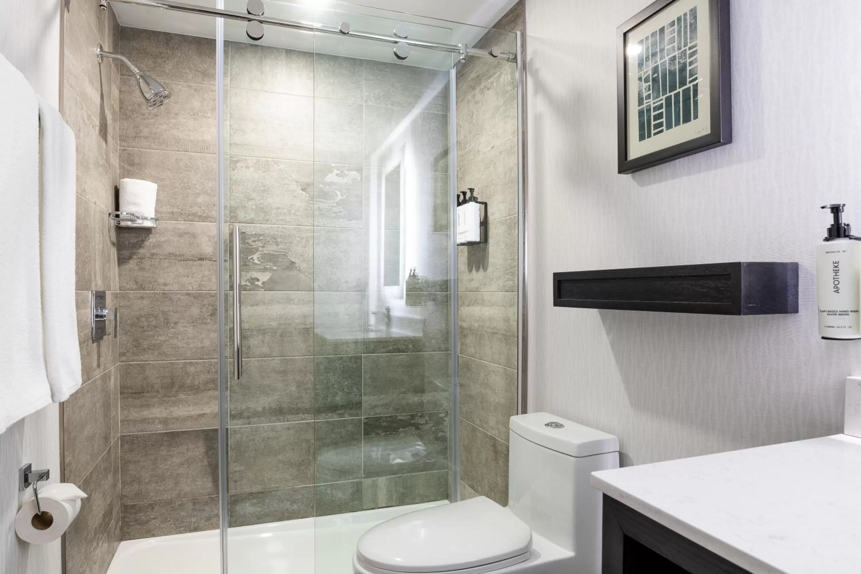 Shower in Crowne Plaza Hotel Moncton Downtown by IHG