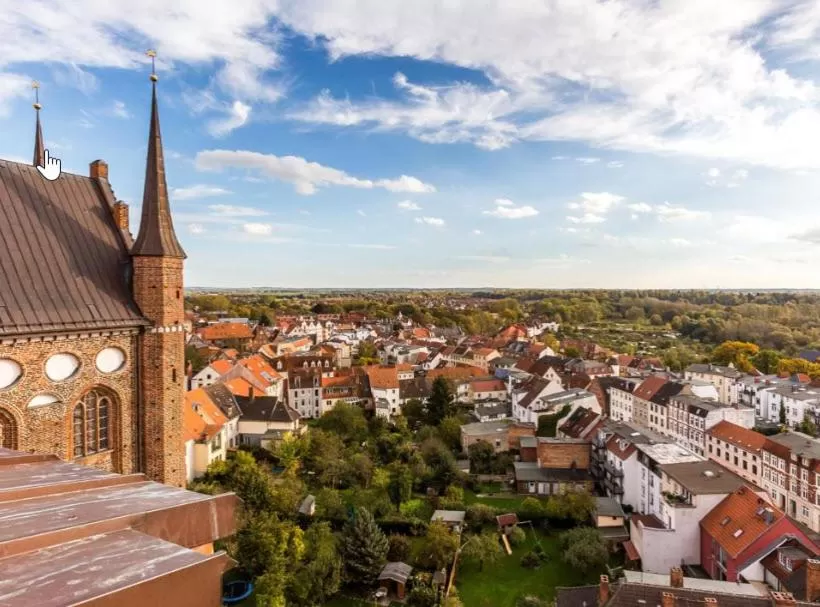 Nearby landmark in Appartment Ferienwohnung mit großer Terrasse Ohlerich Speicher Wismar