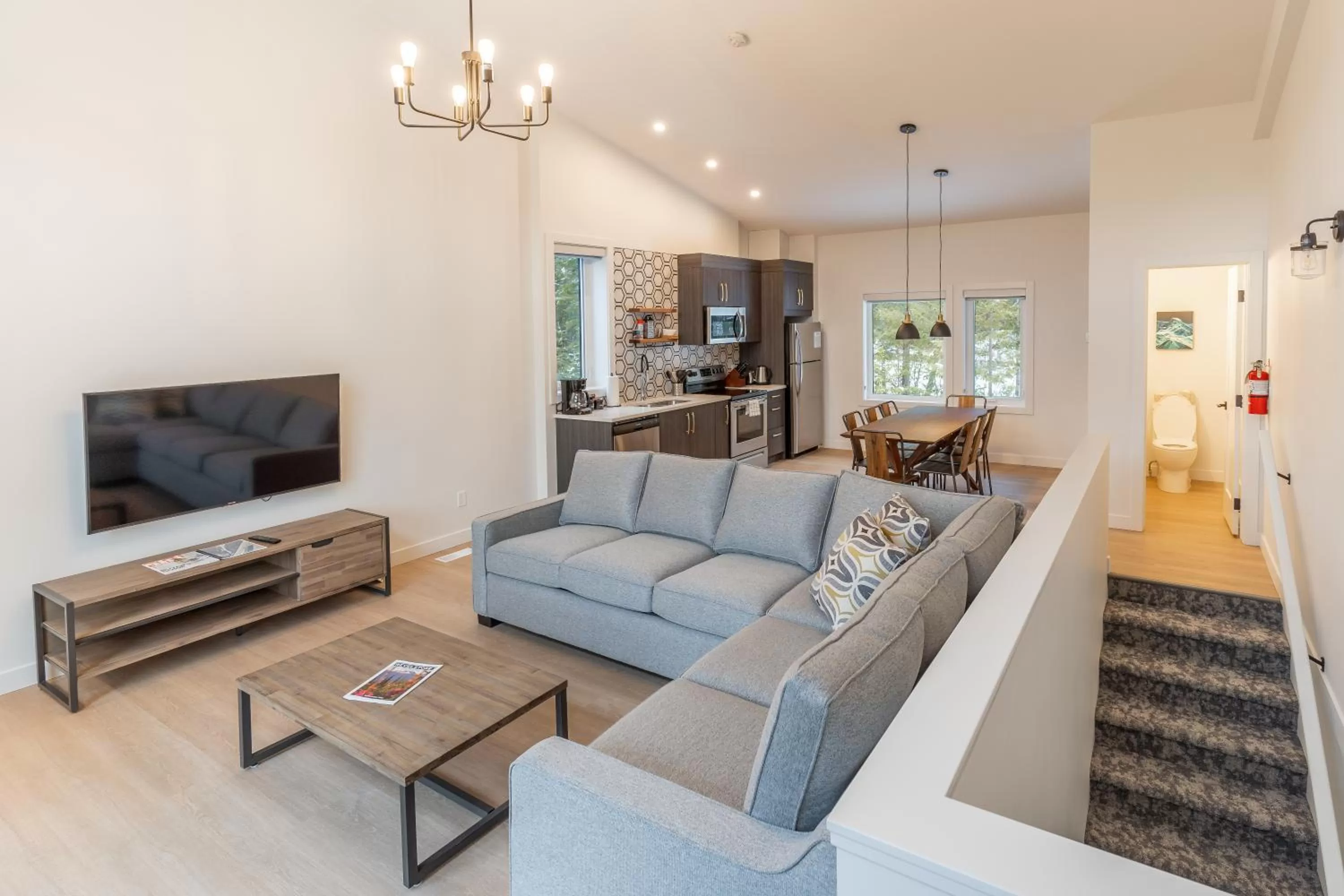 Seating area in Basecamp Resorts Revelstoke