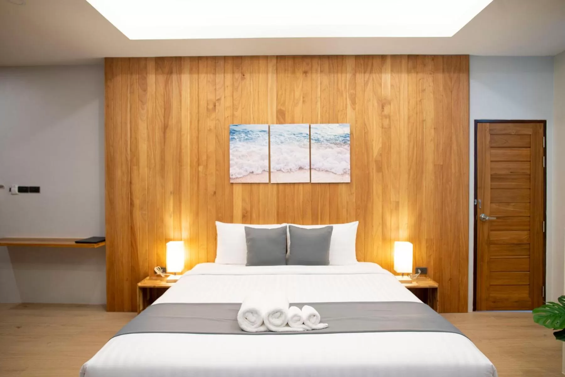 Bed in Ao Luek Panoramic Pool-SHA Plus