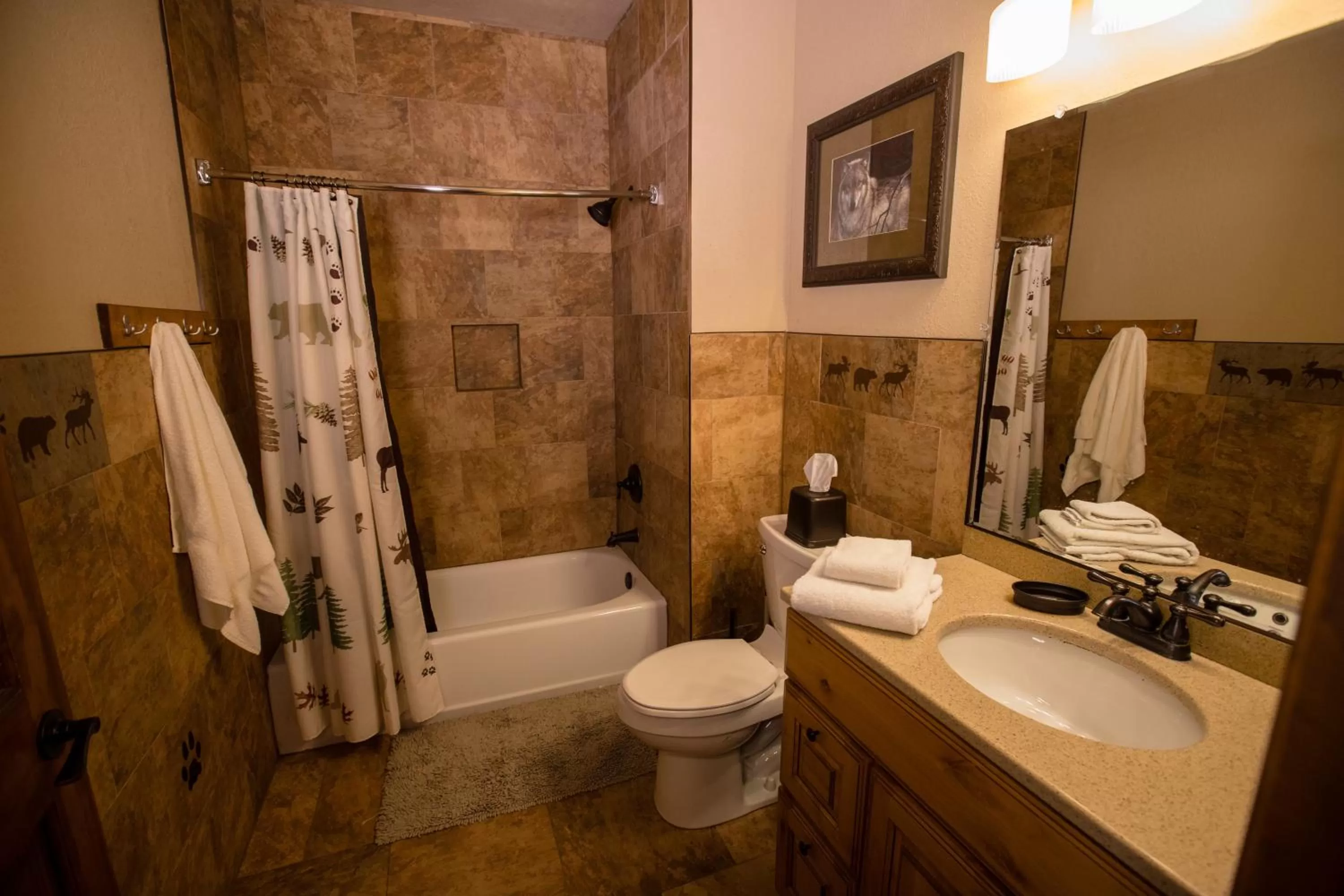 Bathroom in Lewis & Clark Resort