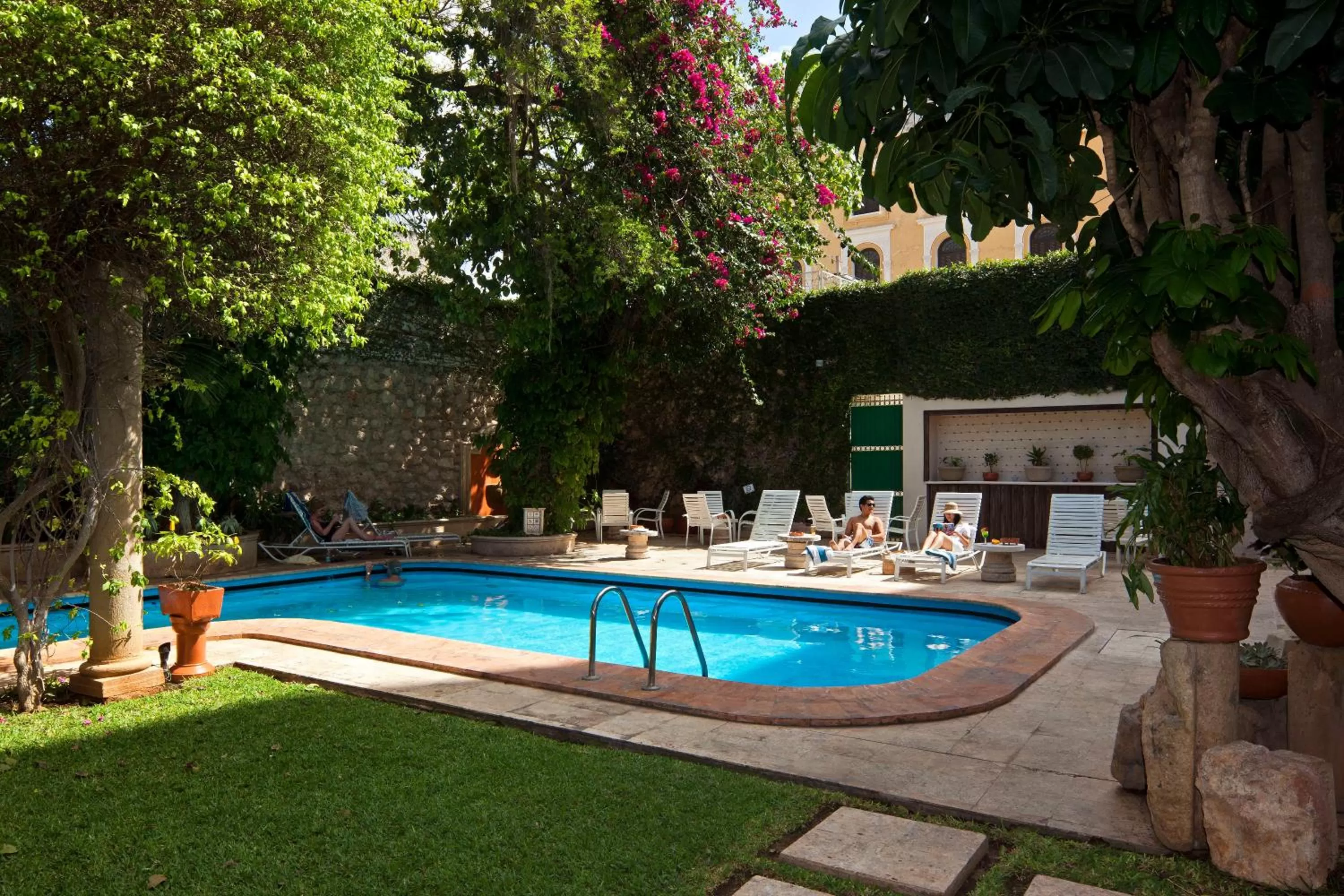 Swimming pool in Casa del Balam Merida
