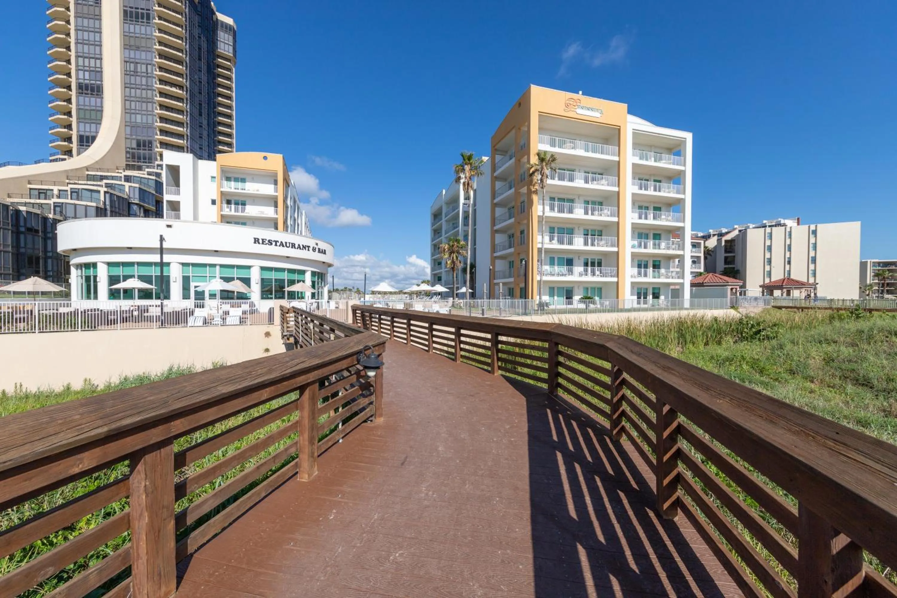 Property building in Peninsula Island Resort & Spa - Beachfront Property at South Padre Island