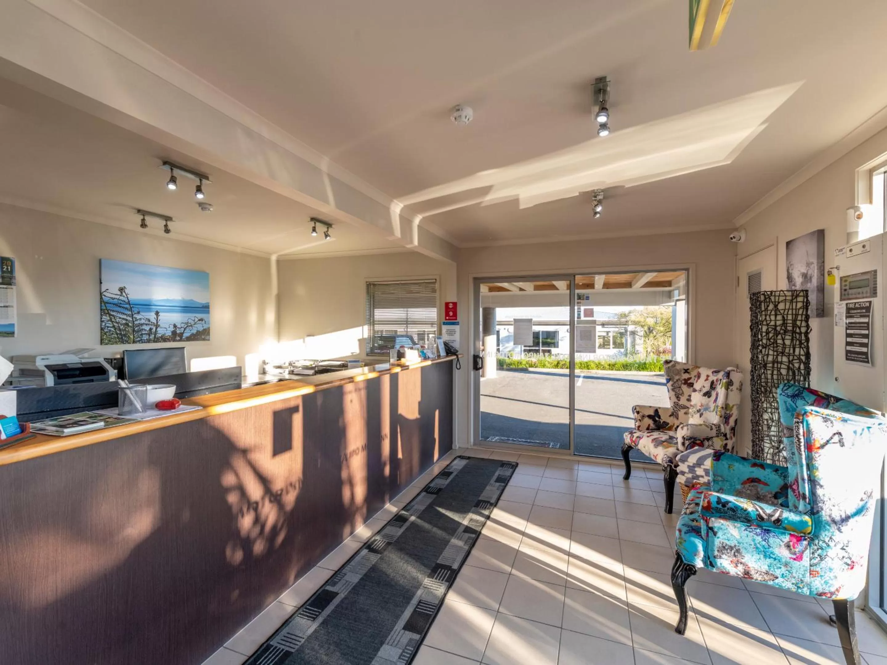 Lobby or reception in Lake Taupo Motor Inn
