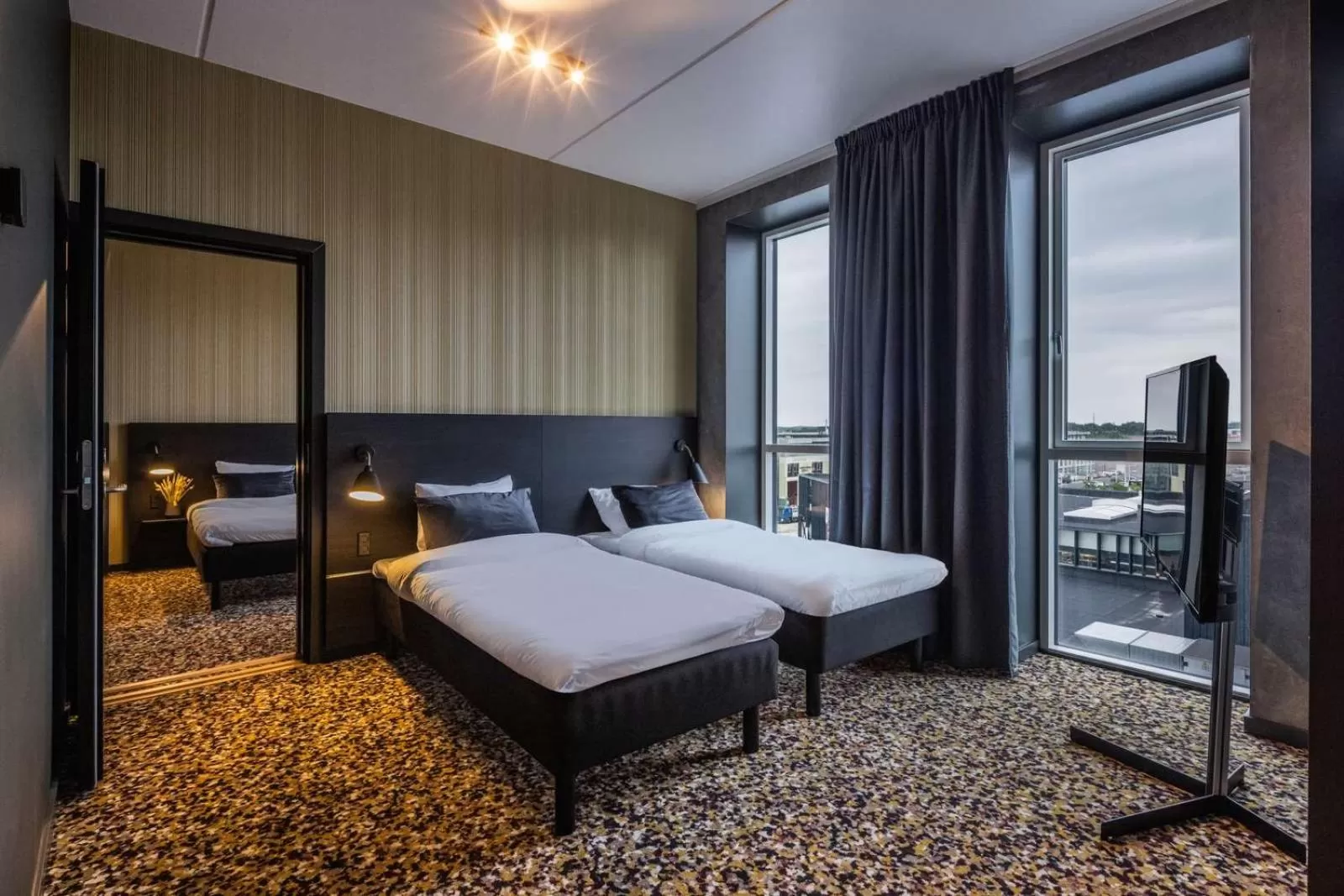 Bed in Peak 12 Hotel