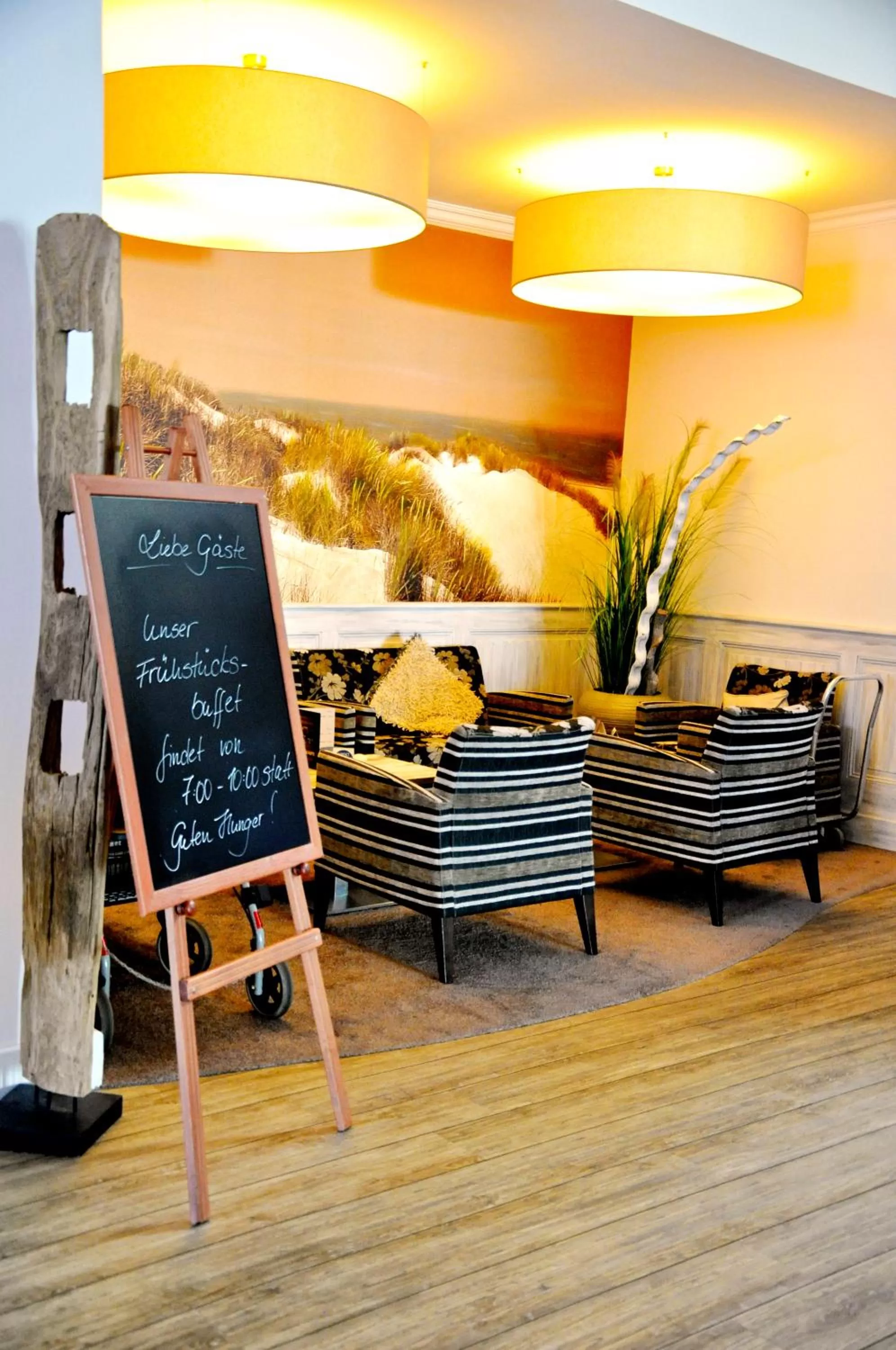 Seating area in Hotel Atlantik