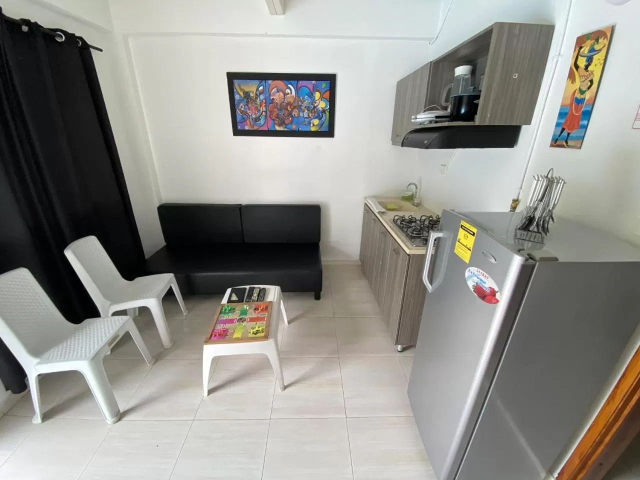 Kitchen or kitchenette, Seating Area in Apartamento Miss Brigida
