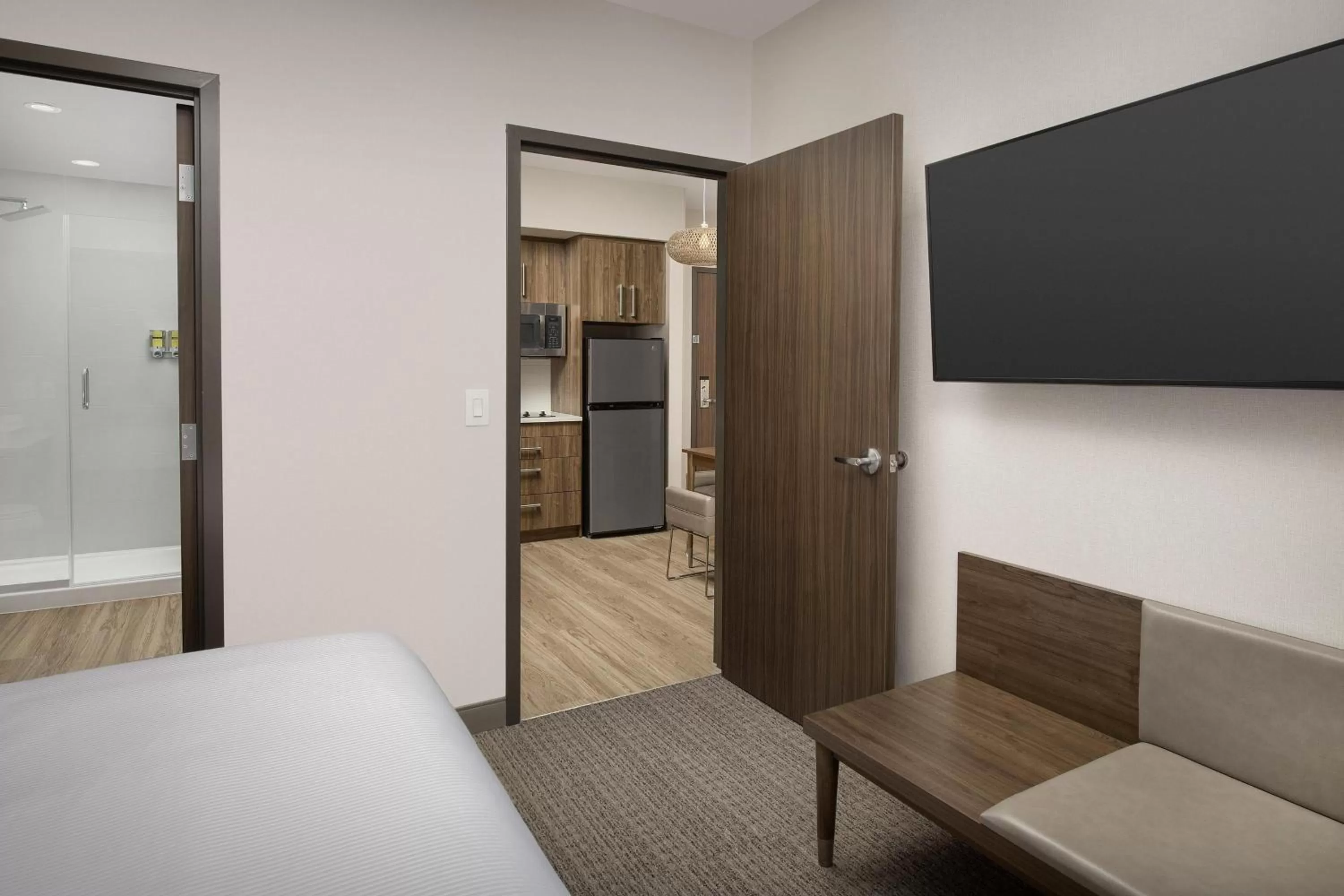 Bedroom, Bed in Element Seattle Sea-Tac Airport