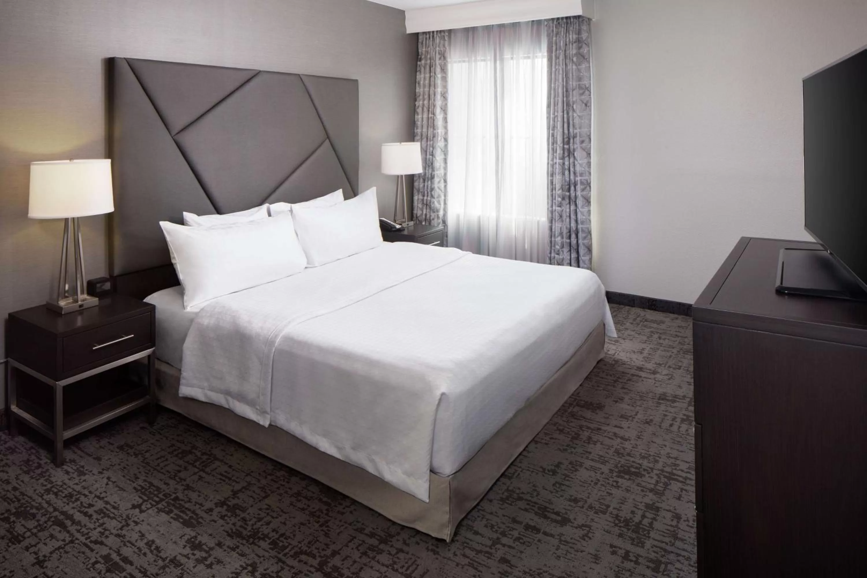 Bed in Homewood Suites by Hilton Atlanta Lenox Buckhead
