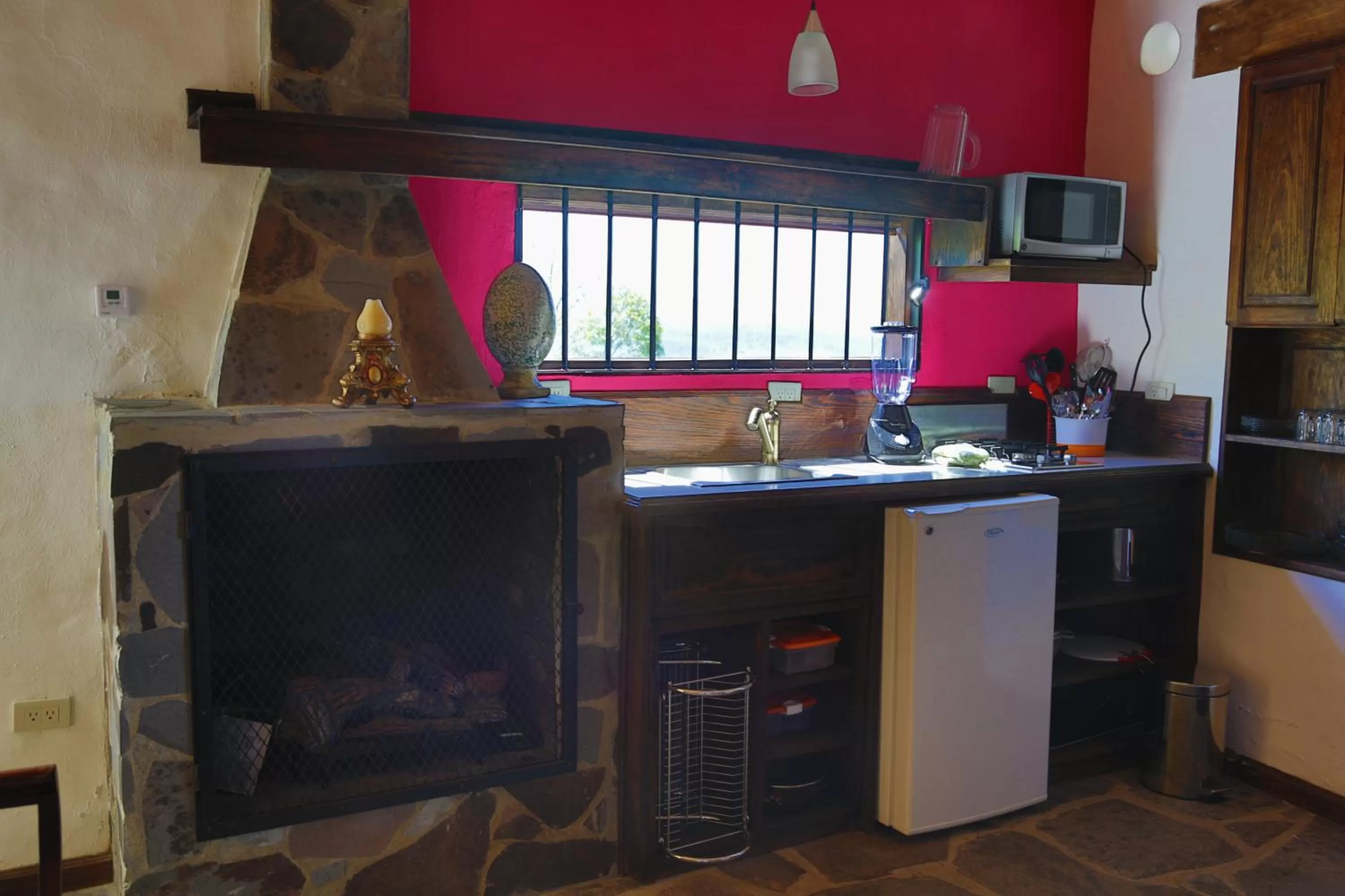 Kitchen or kitchenette in Hotel Villa Cassis