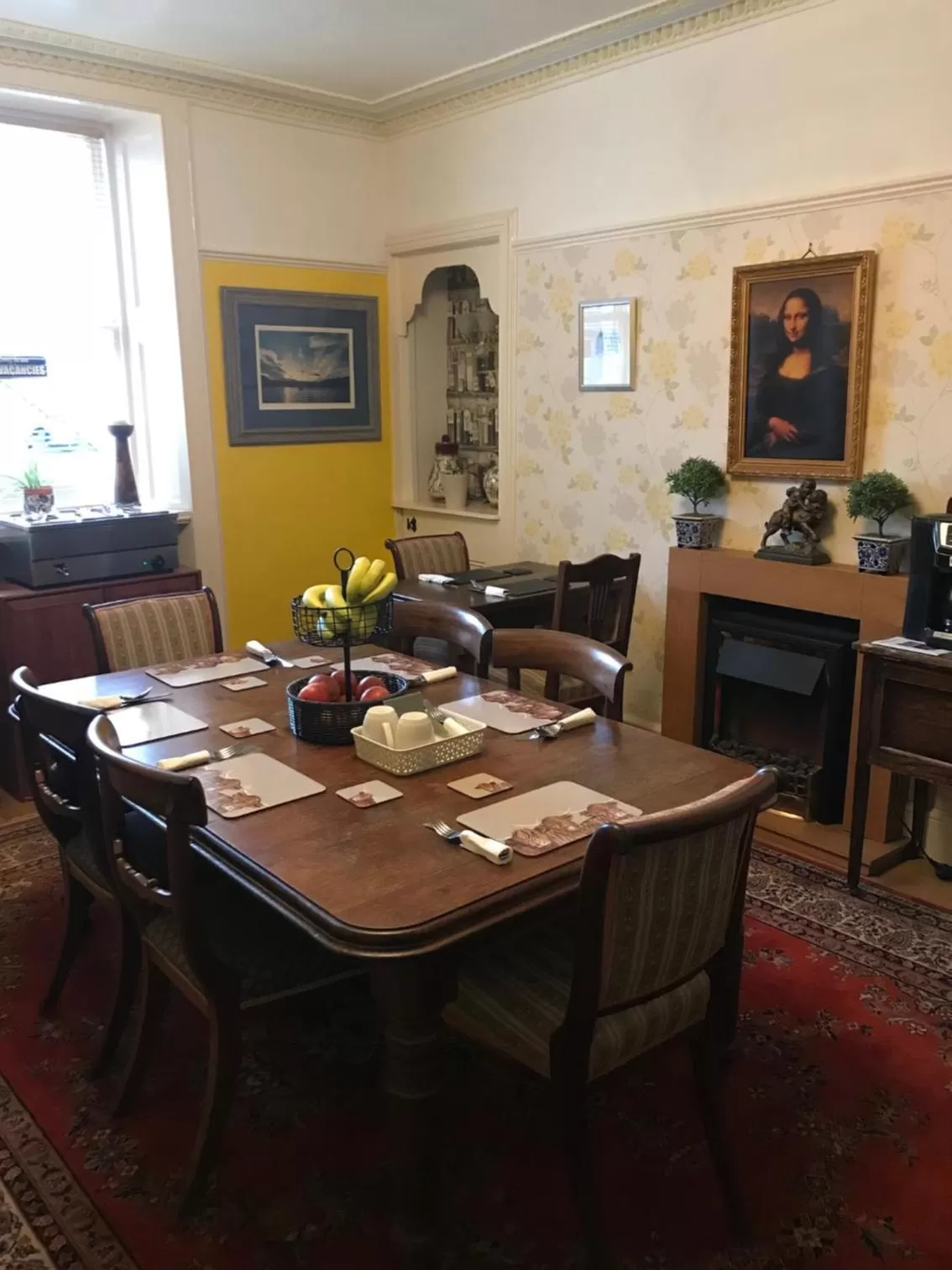 Dining area in Seamore House