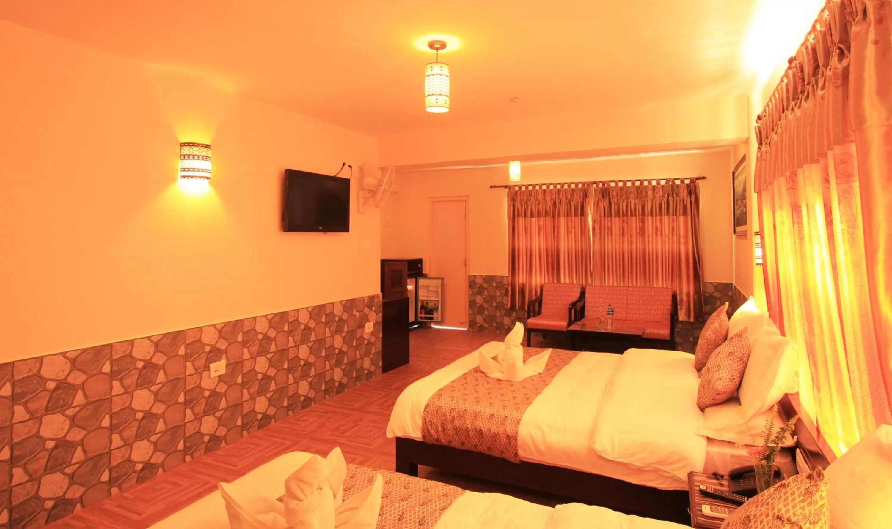 Decorative detail, Bed in Hotel Splendid View