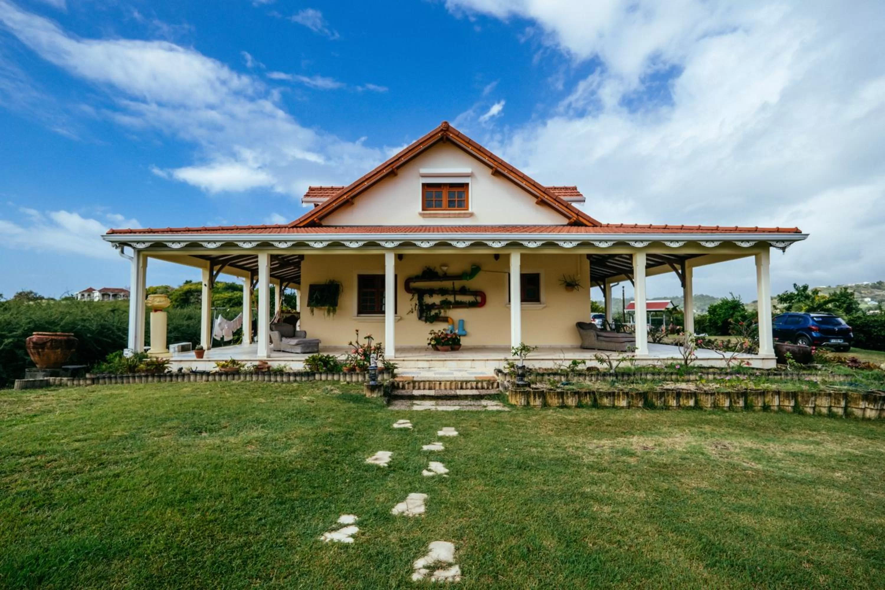 View (from property/room), Property Building in Bed and breakfast Riviere