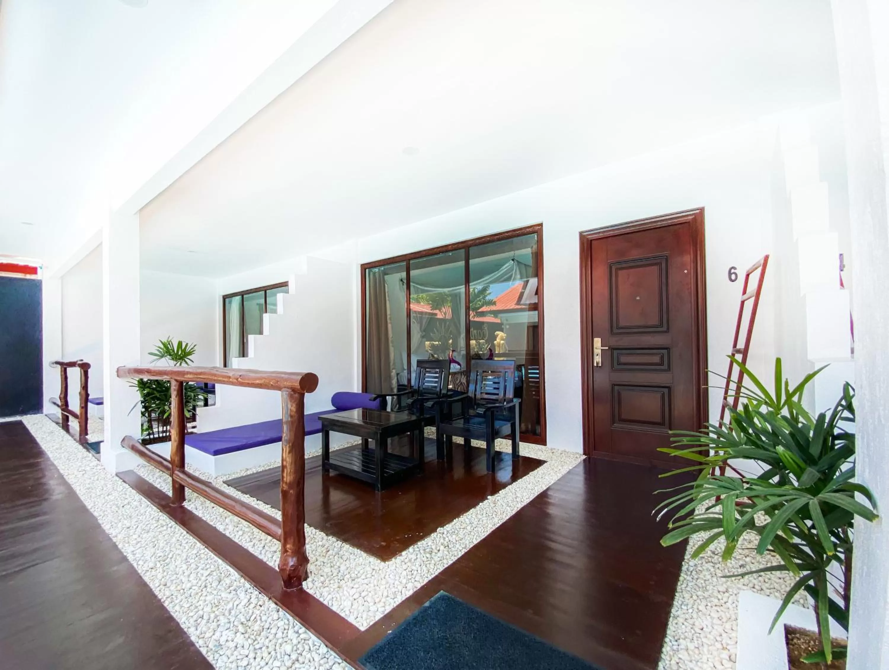 Balcony/Terrace, Bed in Carpe Diem Villas & Resort Dive & Stay resort