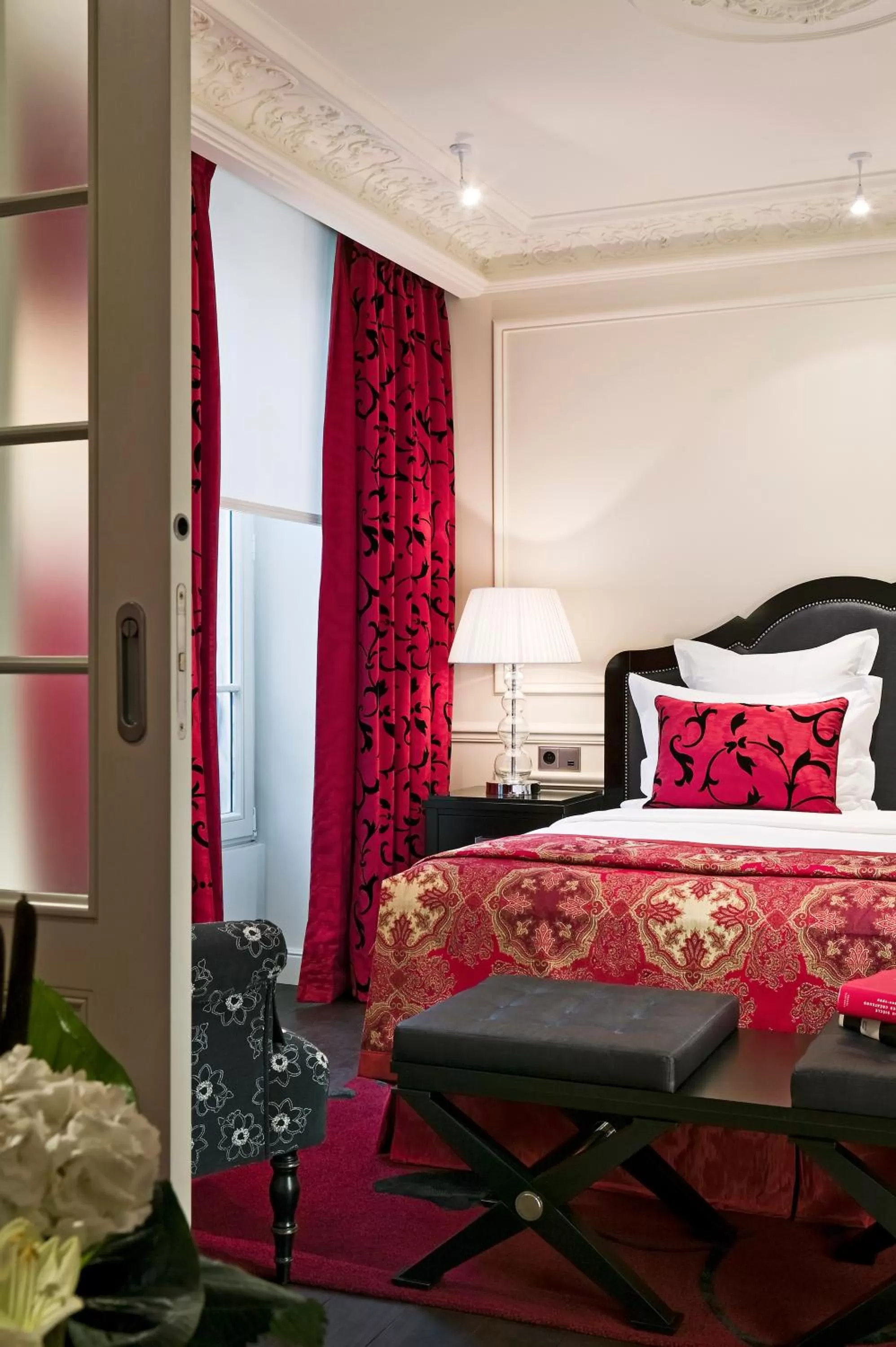 Bed in Hôtel Keppler