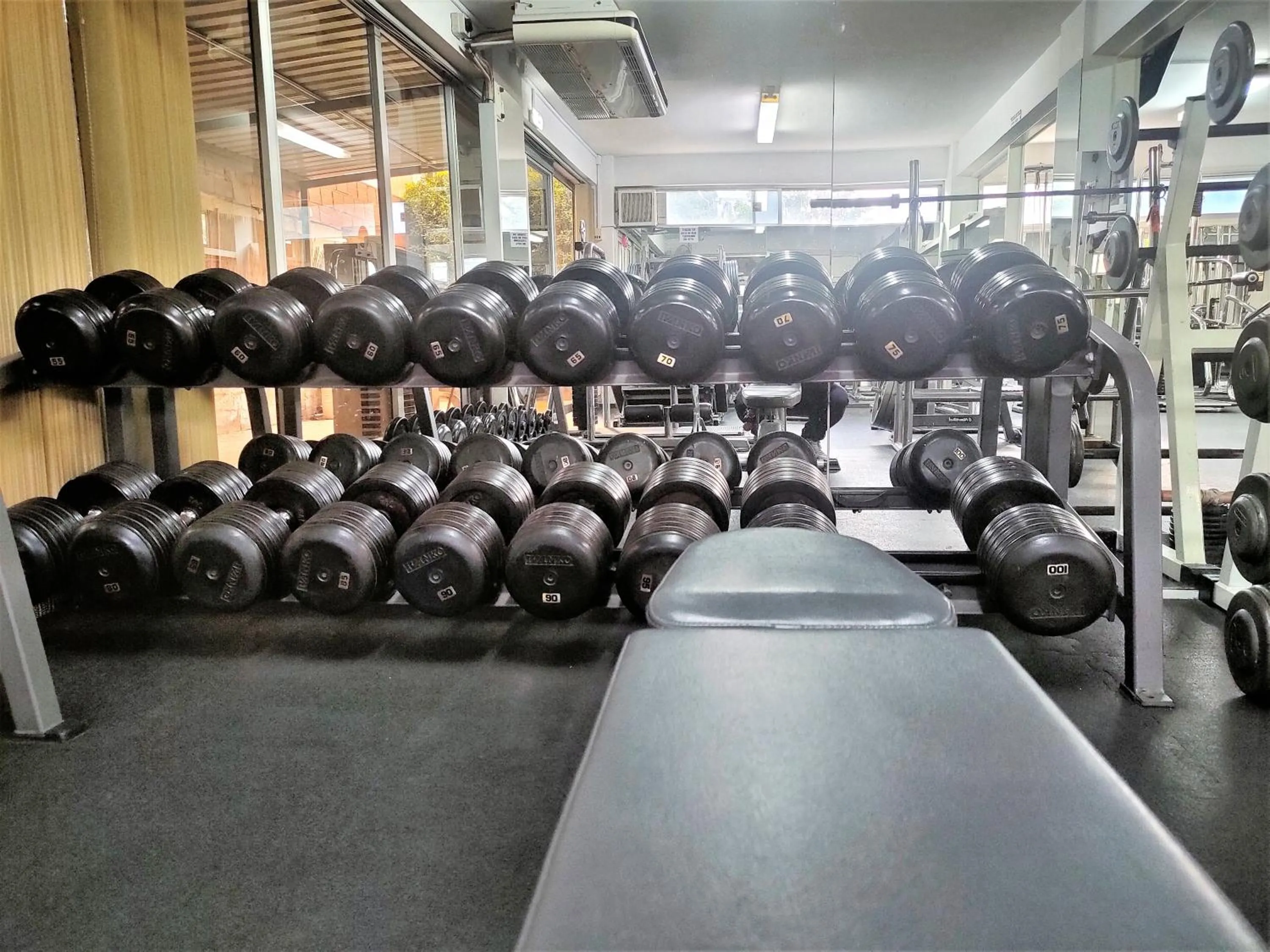 Fitness centre/facilities in Almond Business Hotel