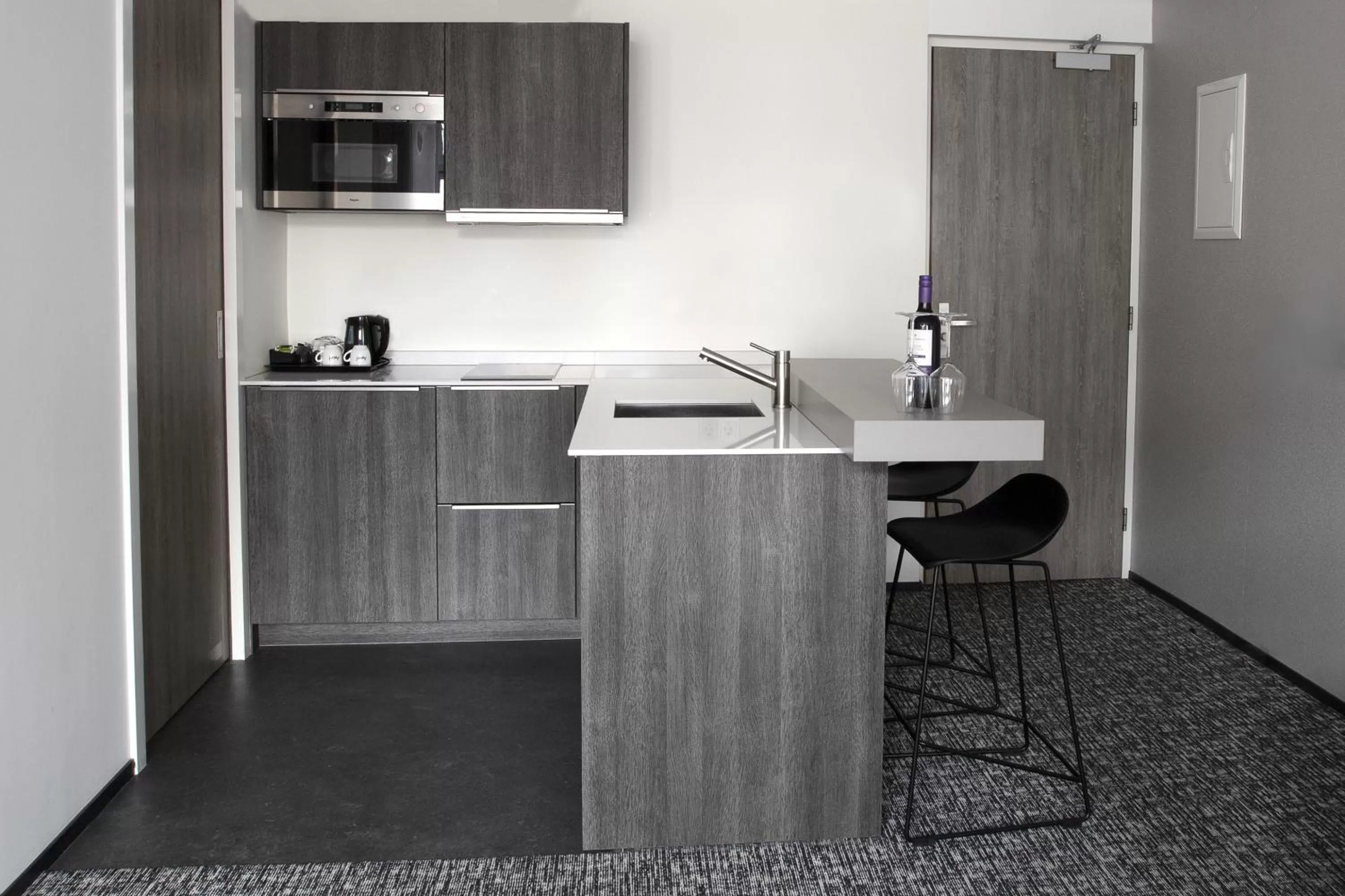 Kitchen or kitchenette in Apart! Food & Drinks Apartments