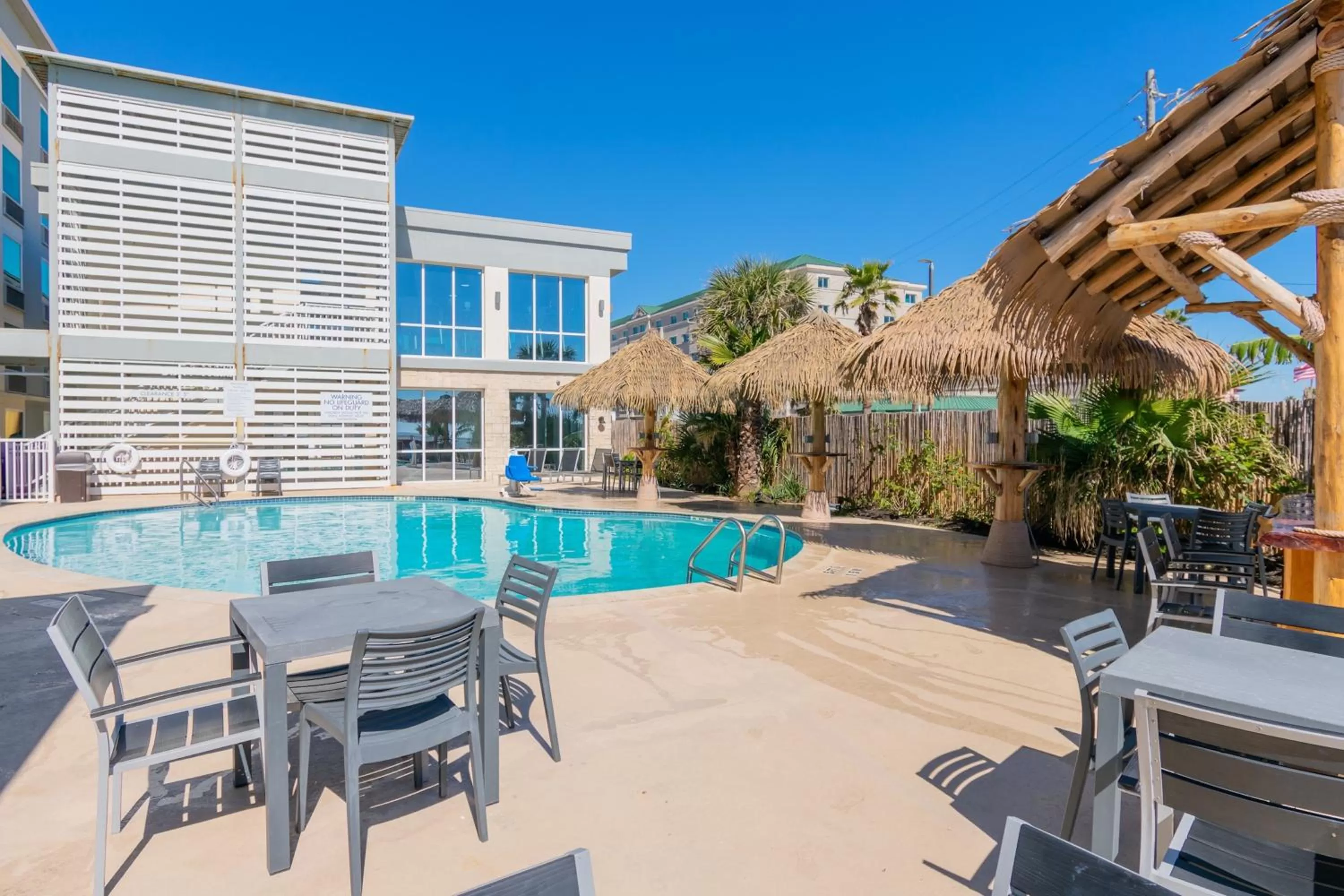 Swimming Pool in Clarion Pointe Galveston Seawall