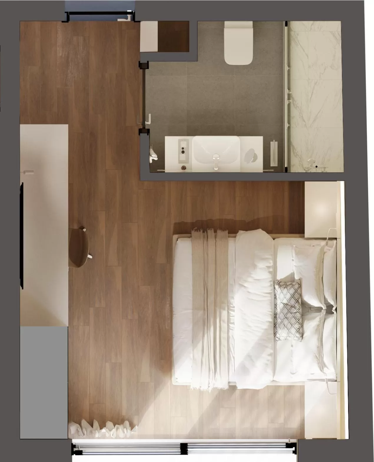 Floor plan in Athens Hill Luxury Apartments