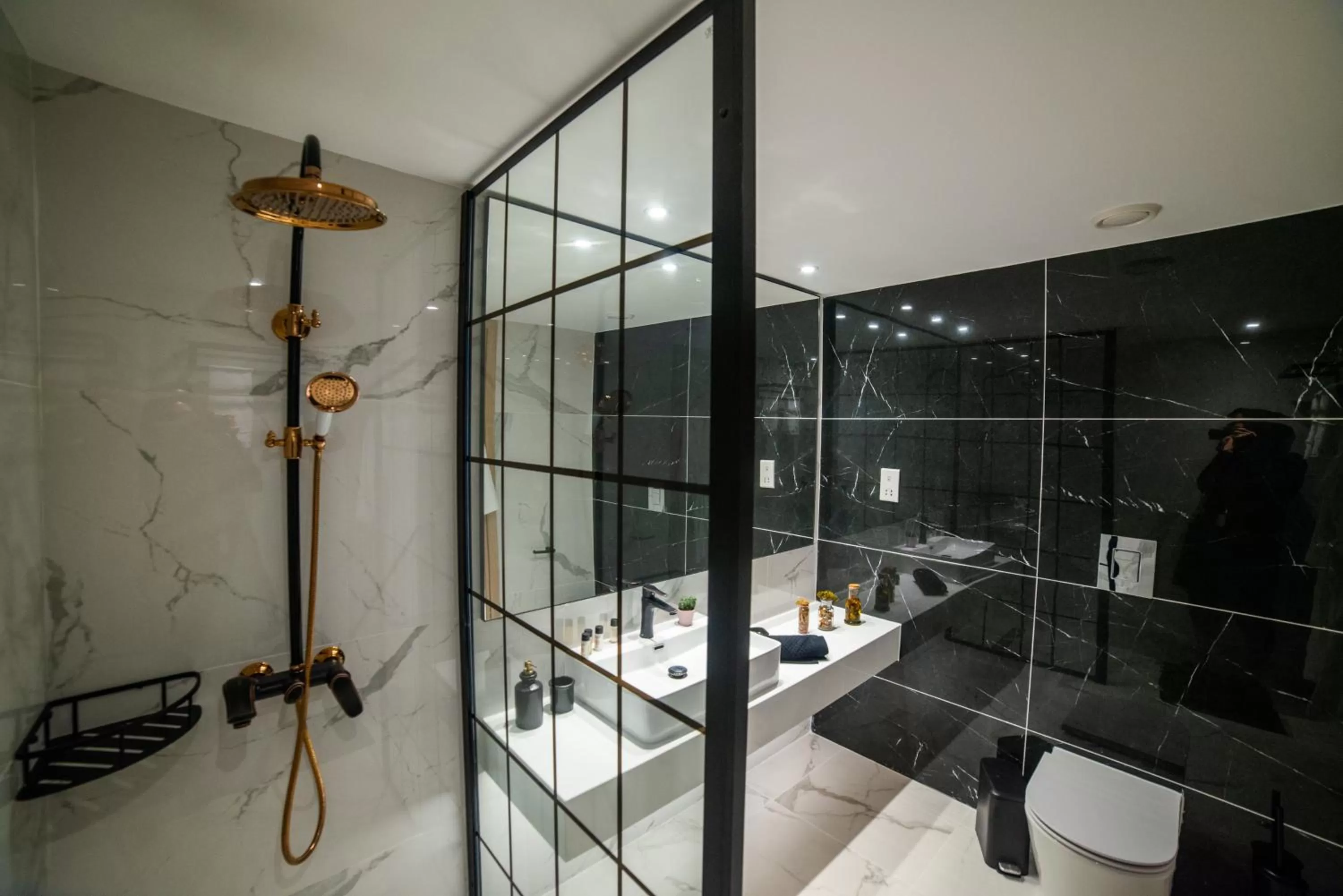 Bathroom in At Herbal Boutique Hotel & Spa