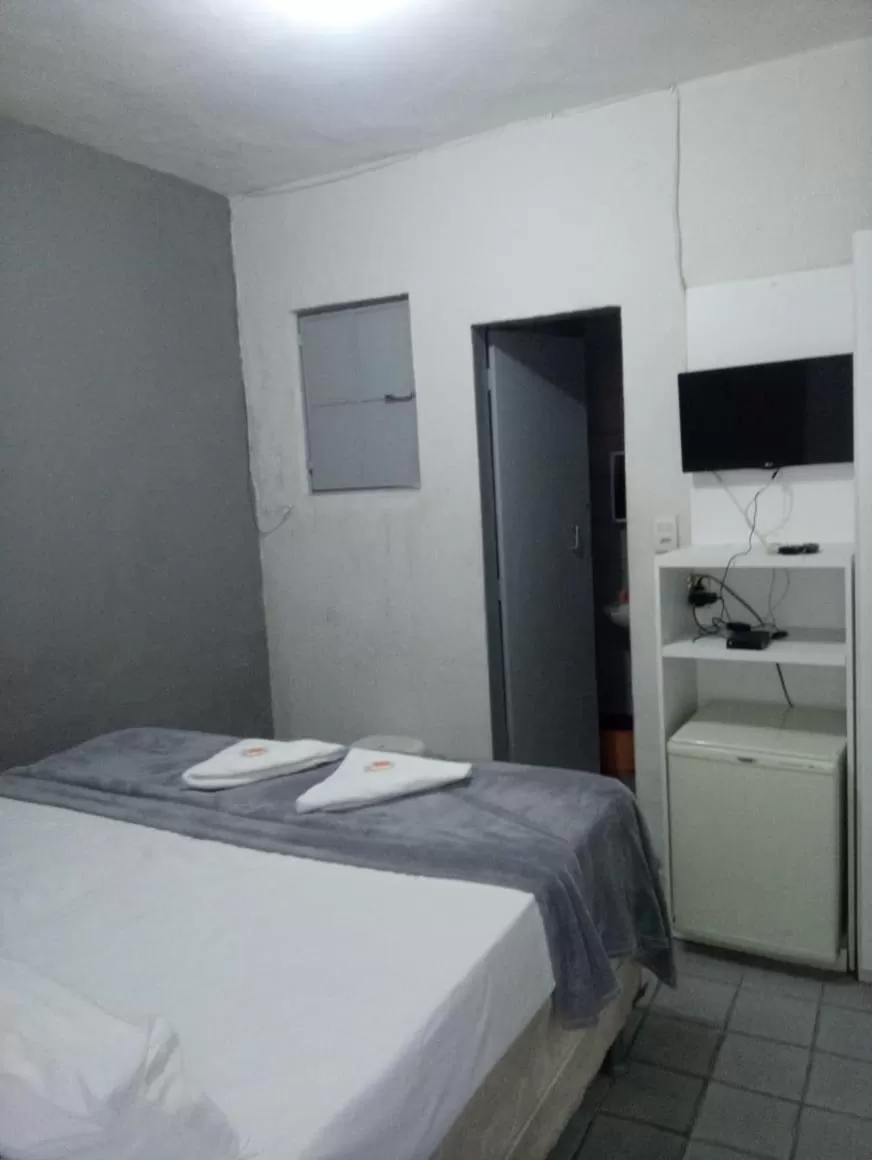 Bed in Pousada Atlantico Centro - Fortaleza