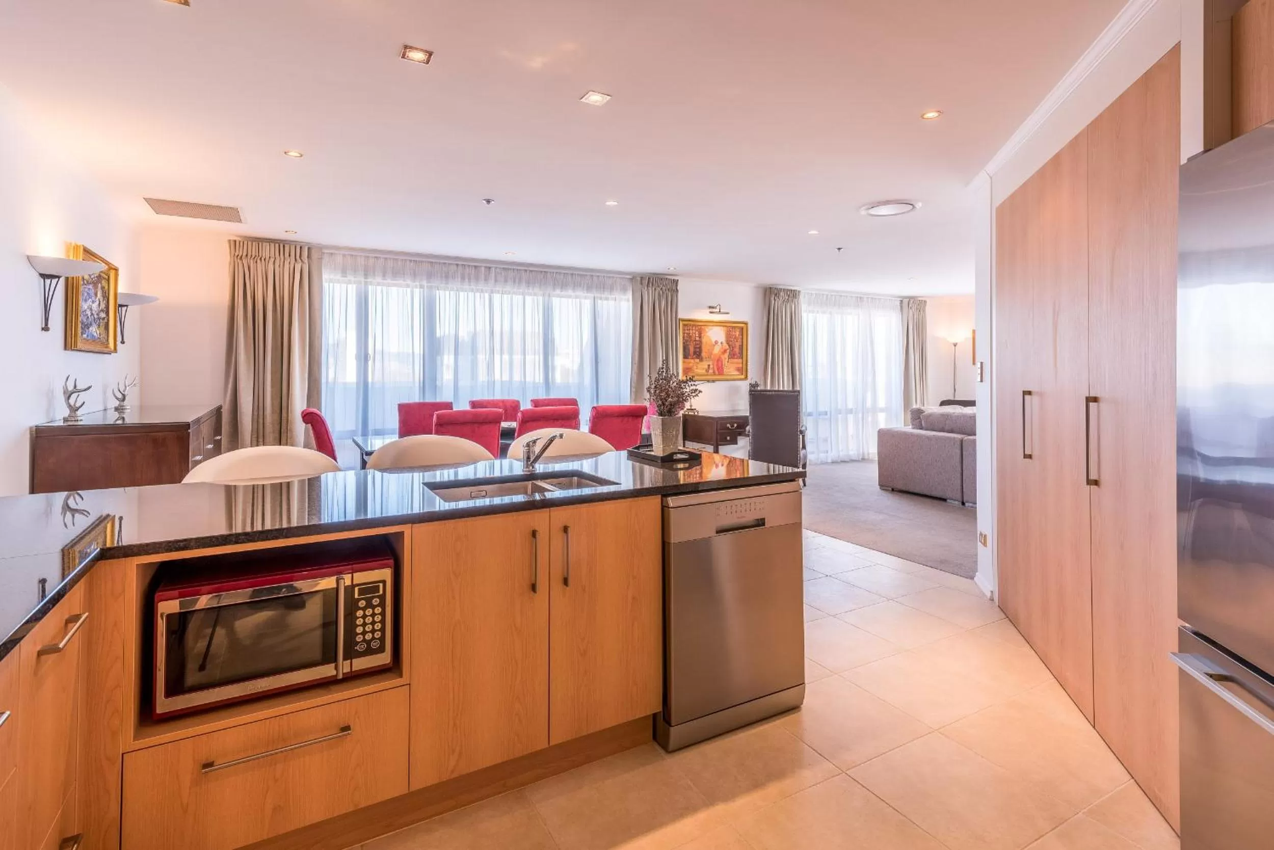 Kitchen or kitchenette in Fino Hotel & Suites