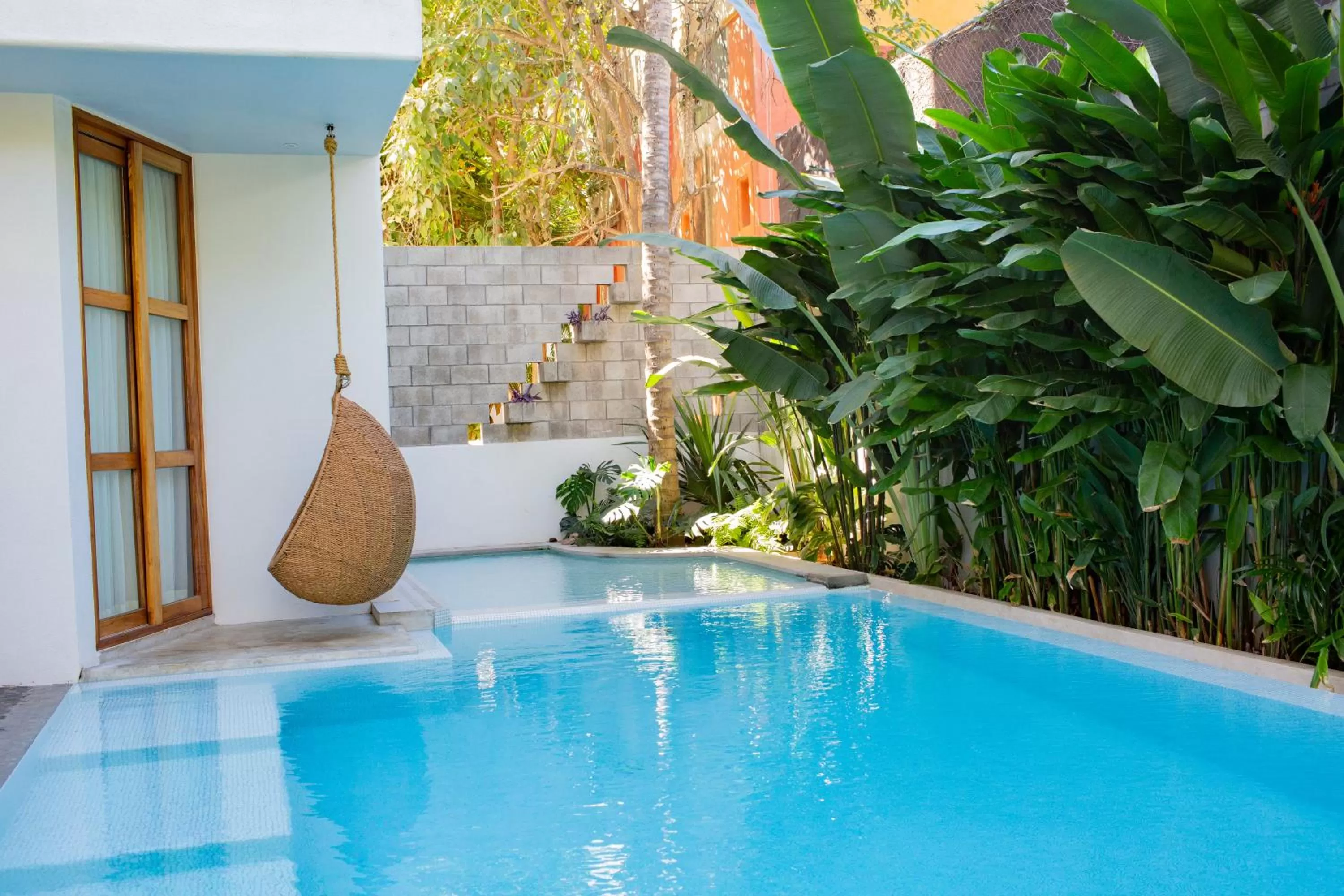 Swimming pool in Agua de Luna Hotel Boutique, San Pancho Nayarit