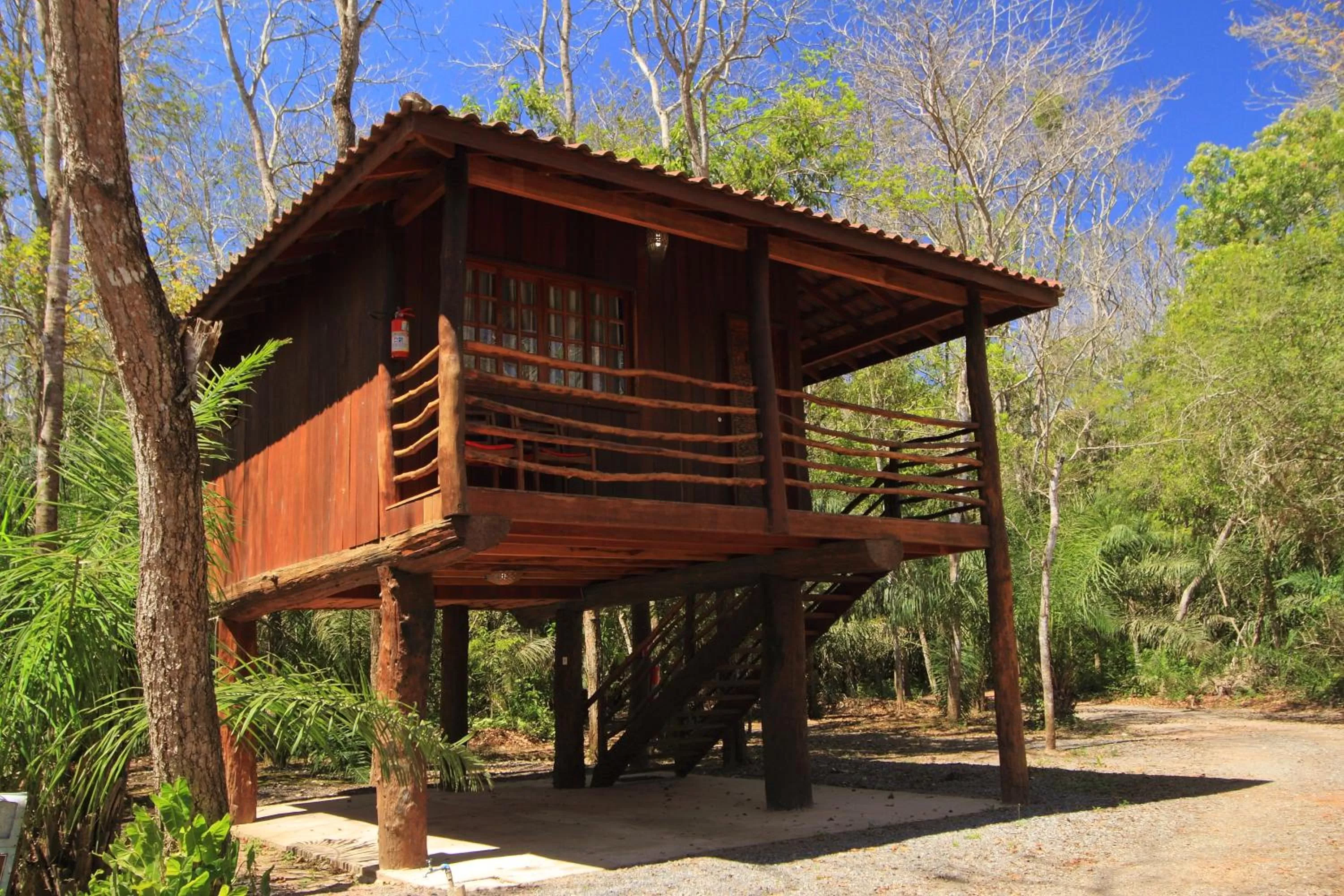 Inner courtyard view in Hotel Cabanas