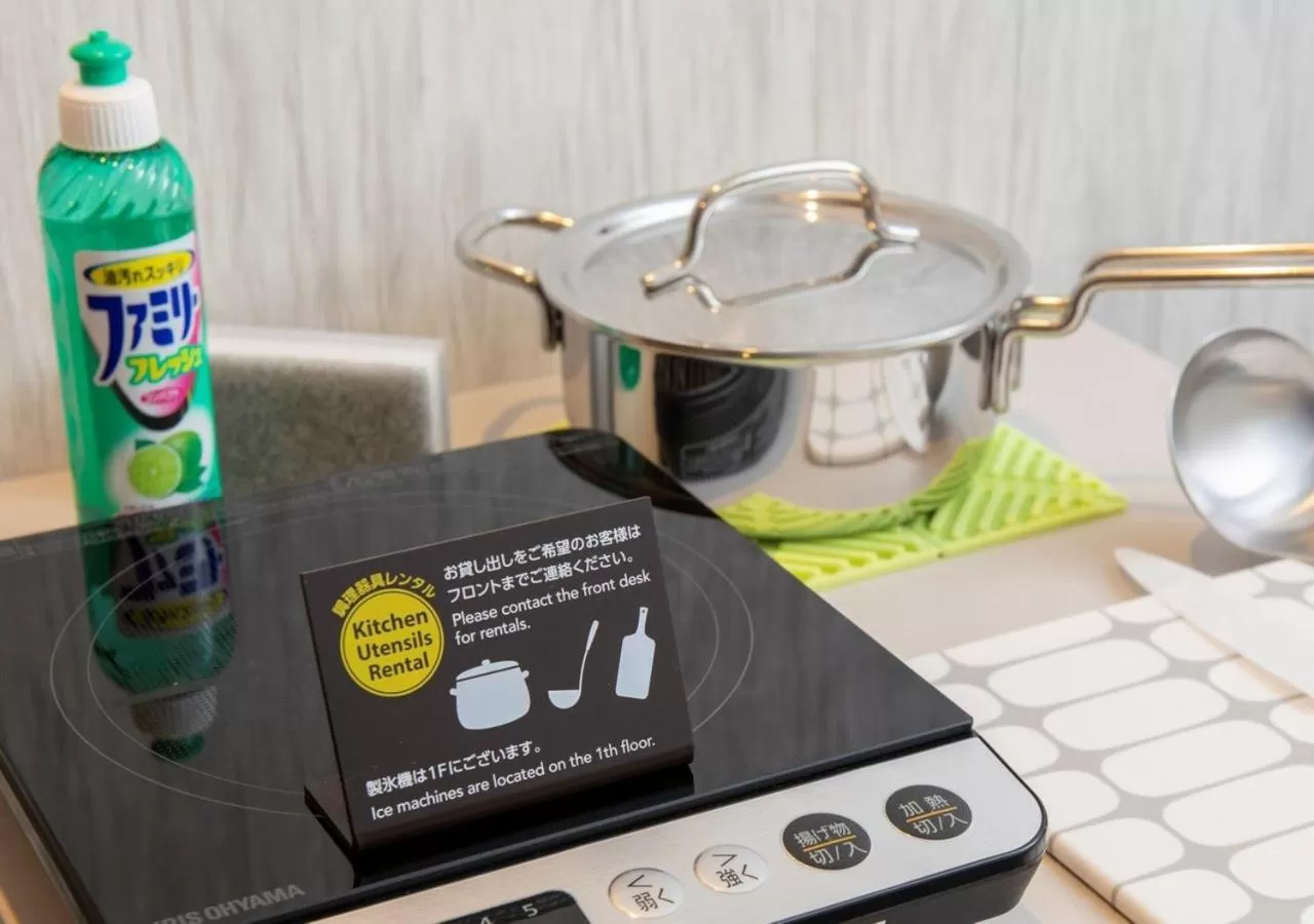 Kitchen or kitchenette in Tokyu Stay Sapporo Odori