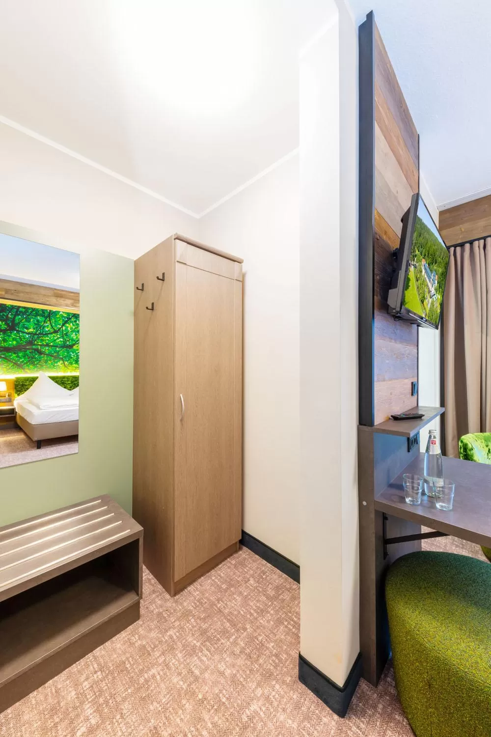 Photo of the whole room, Bed in Hotel Waldmühle