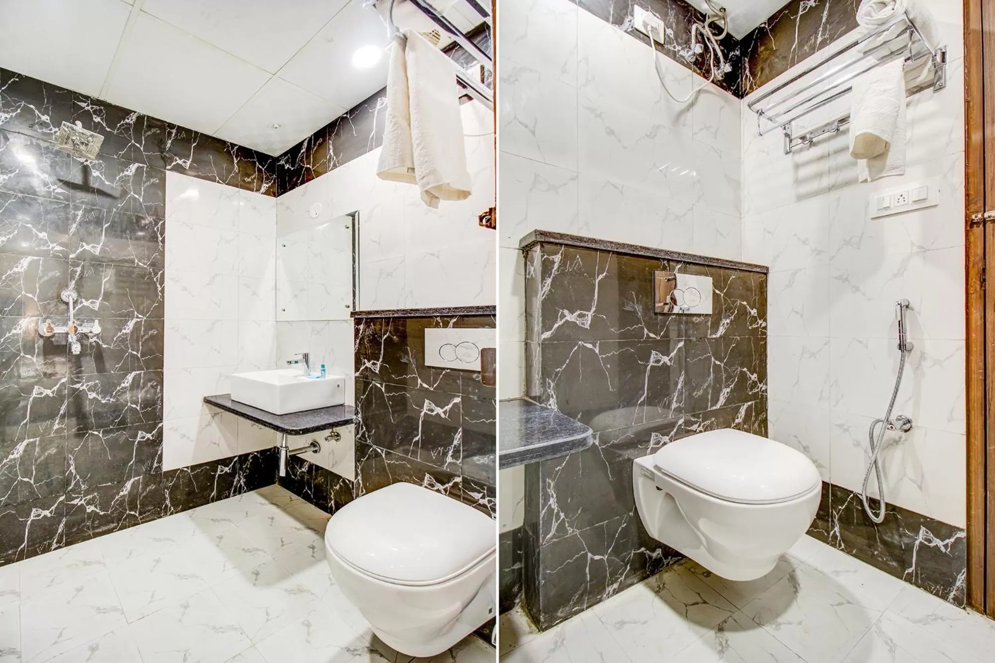 Toilet in FabHotel 7th Crossing Malviya Nagar