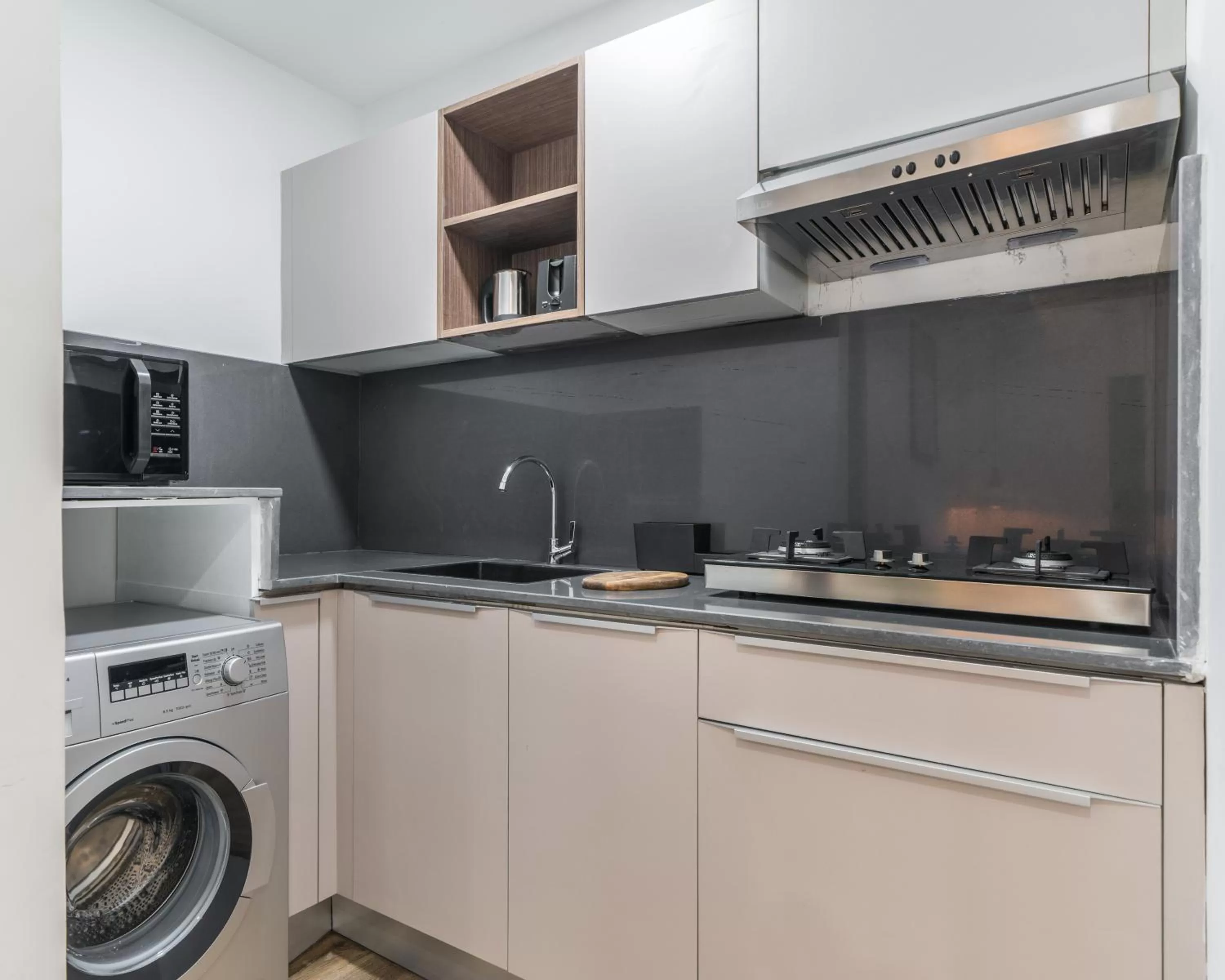 Kitchen or kitchenette in SKYLA Studios & Suites - Jubilee Hills