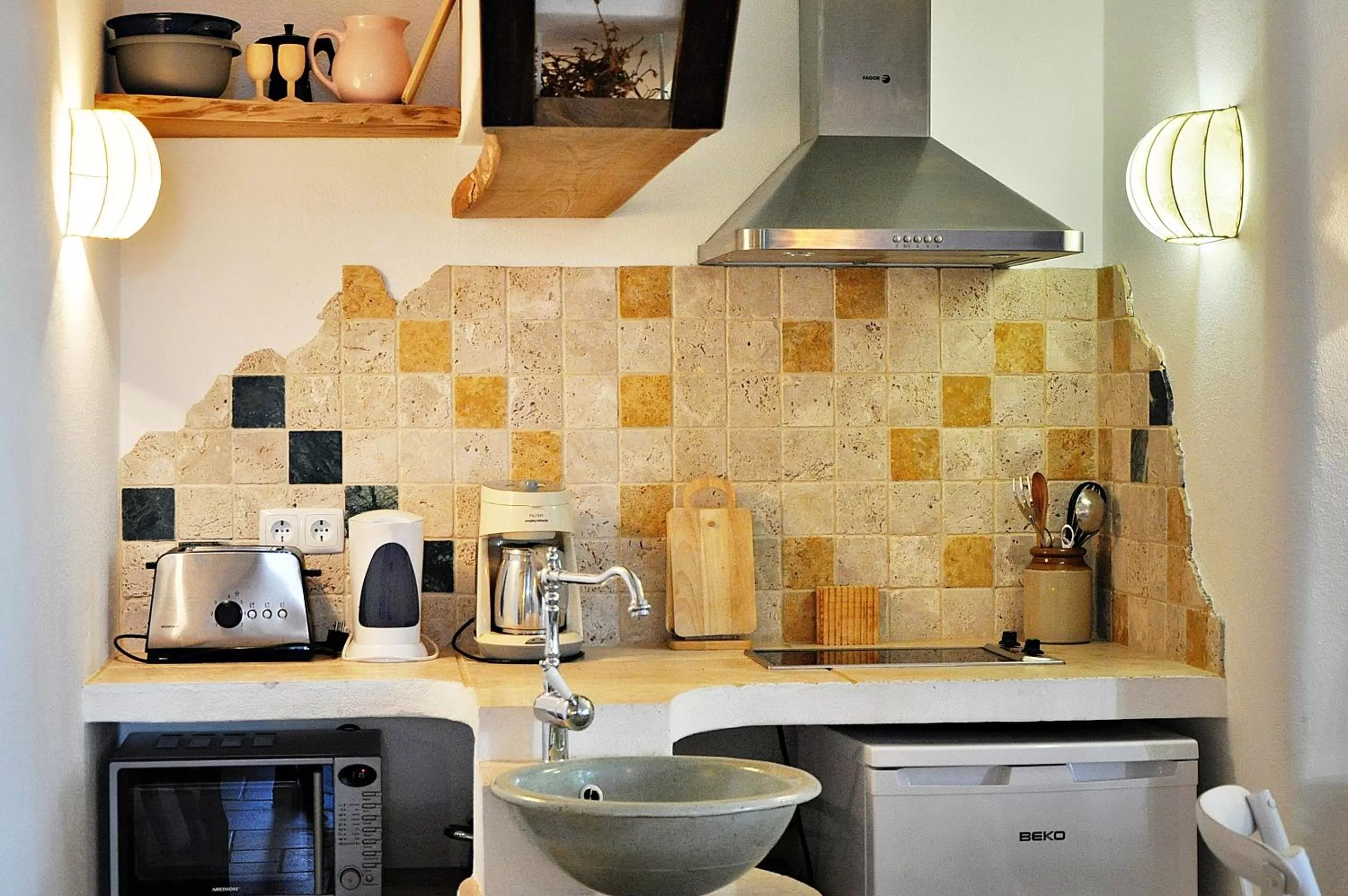 Kitchen or kitchenette in Uma Casa a Beira Sol